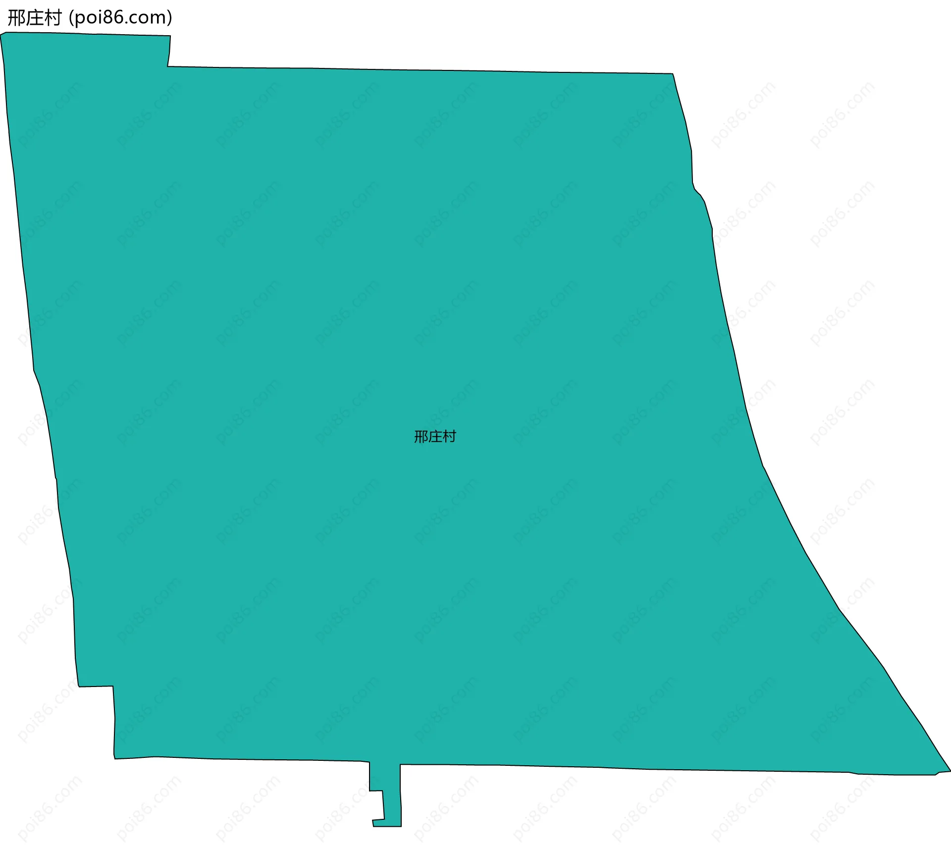 邢庄村边界地图