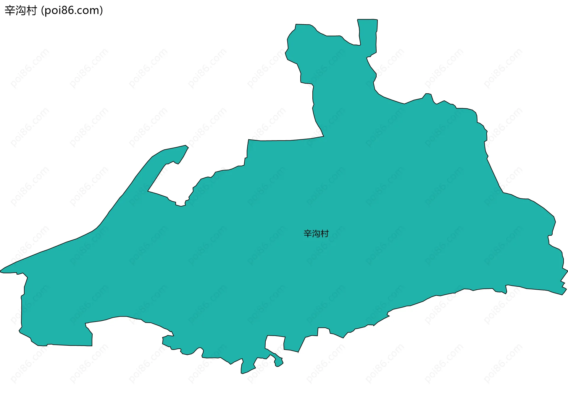 辛沟村边界地图