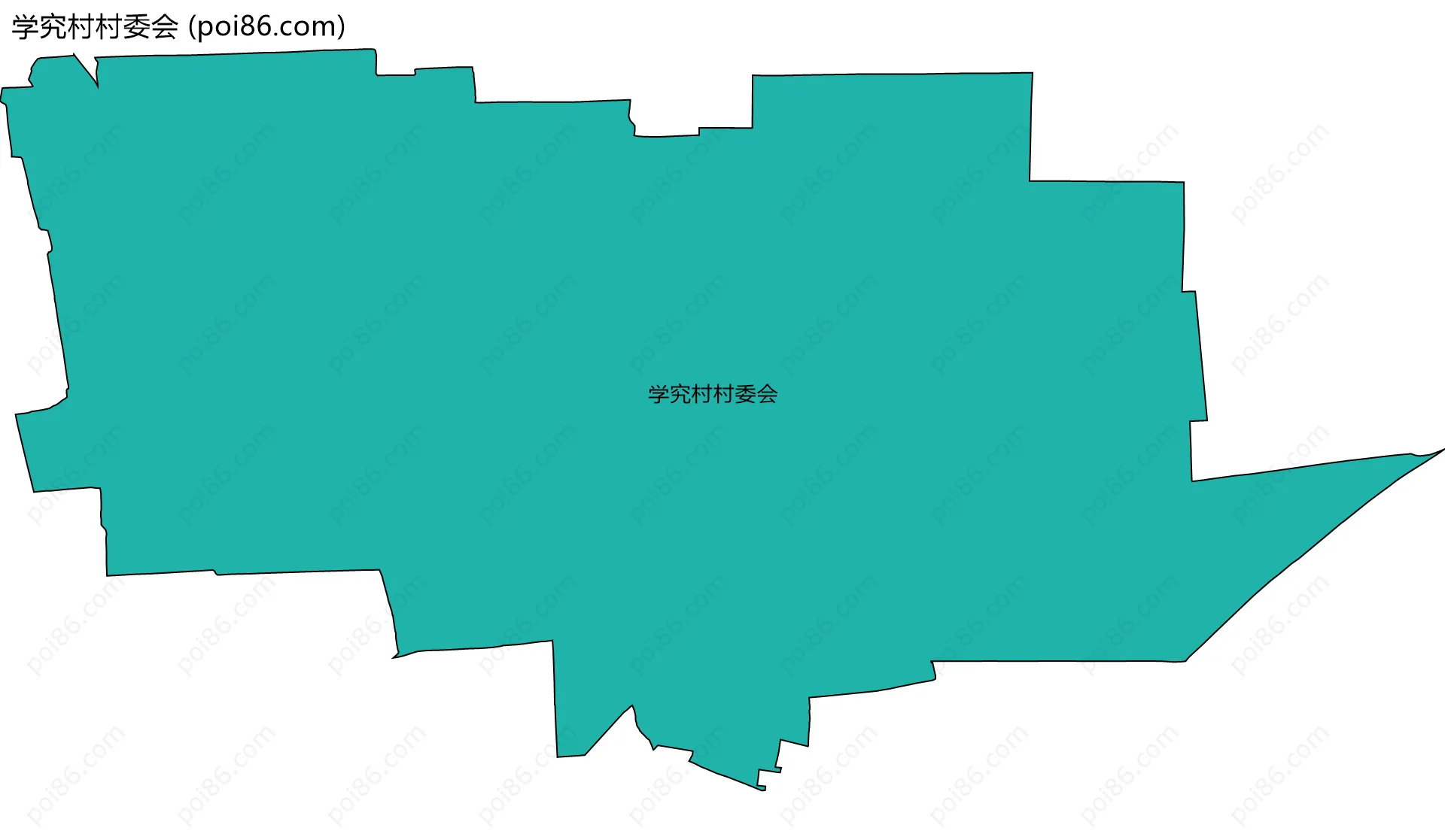 学究村村委会边界地图