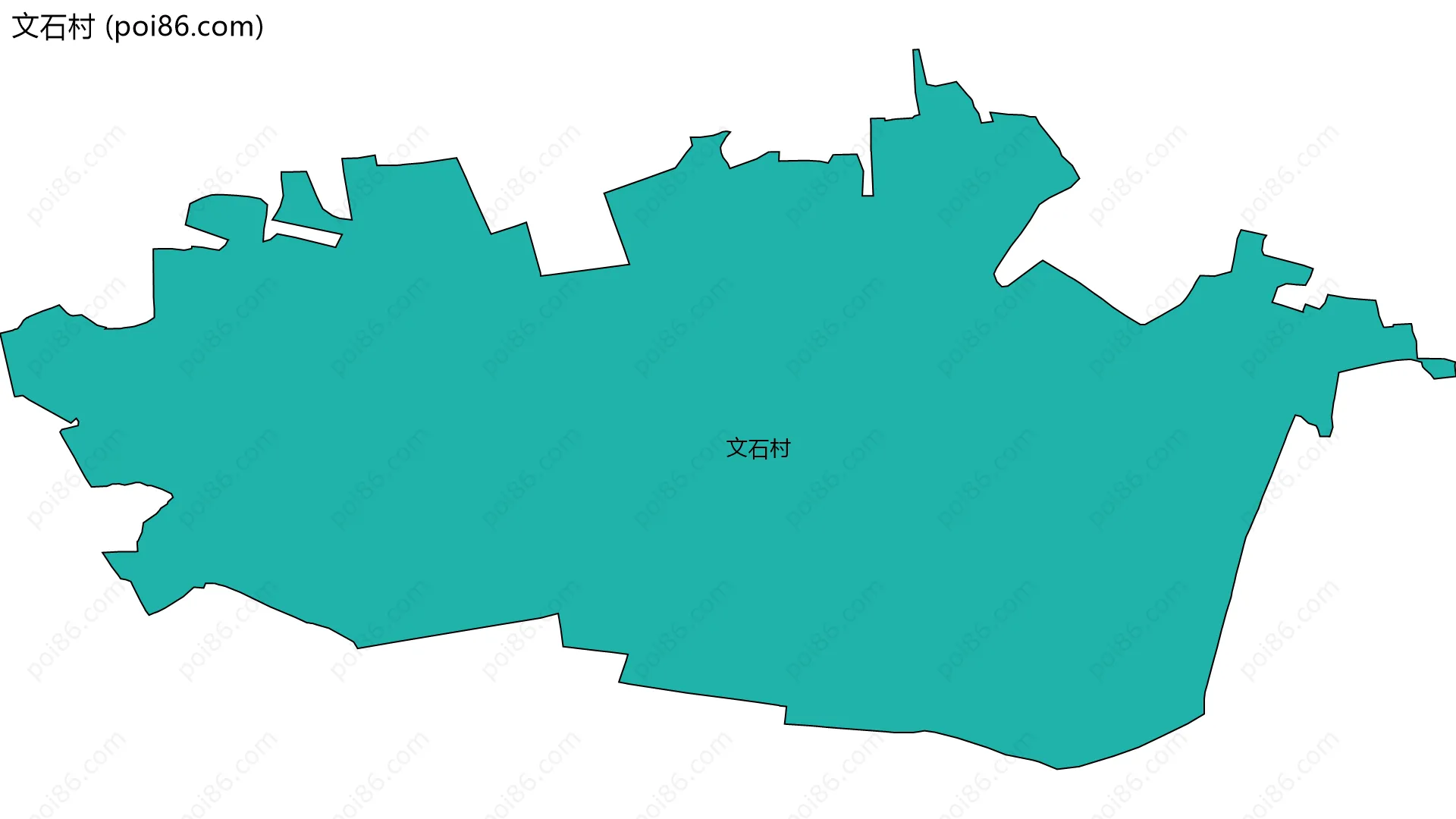 文石村边界地图