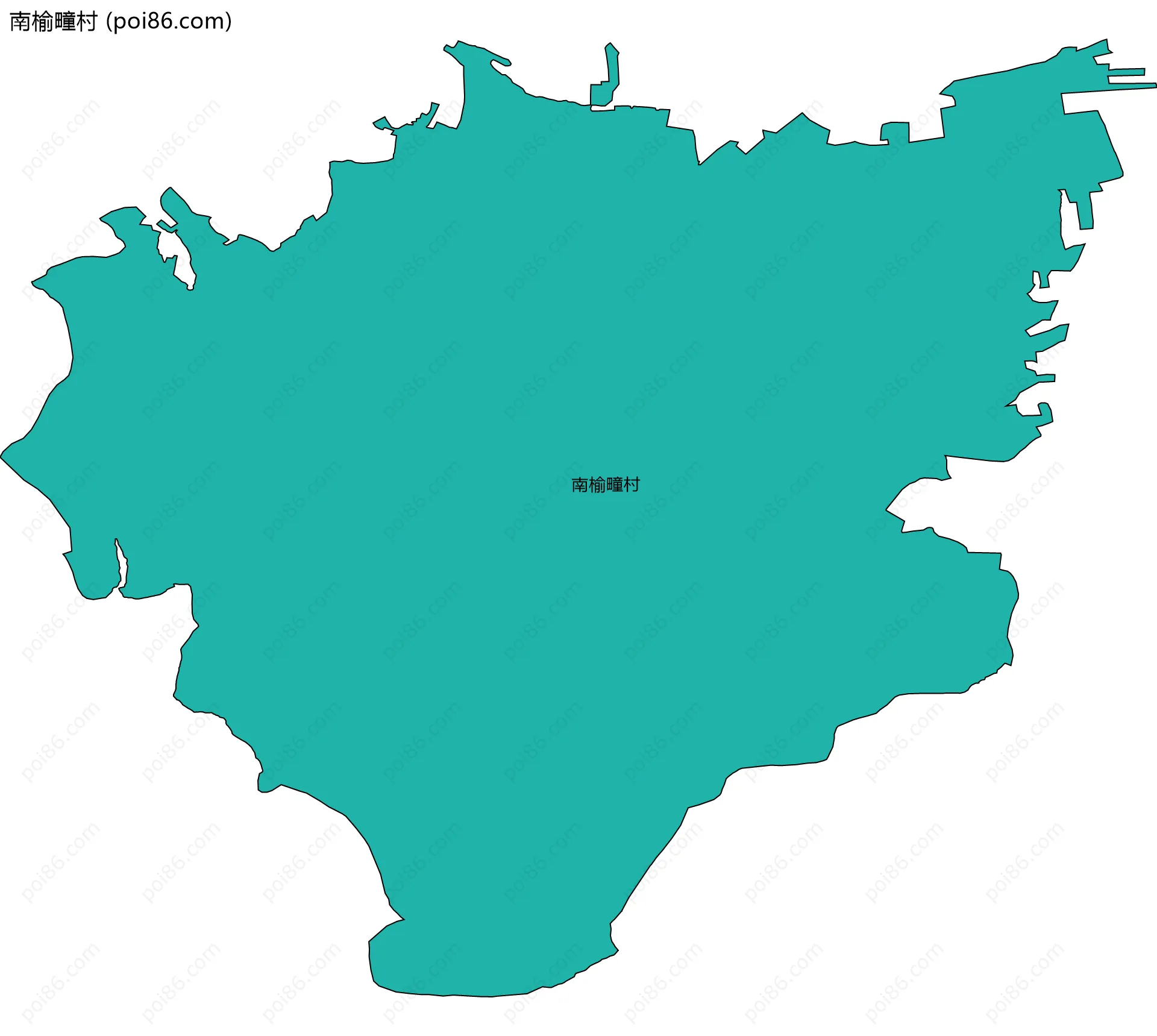 南榆疃村边界地图