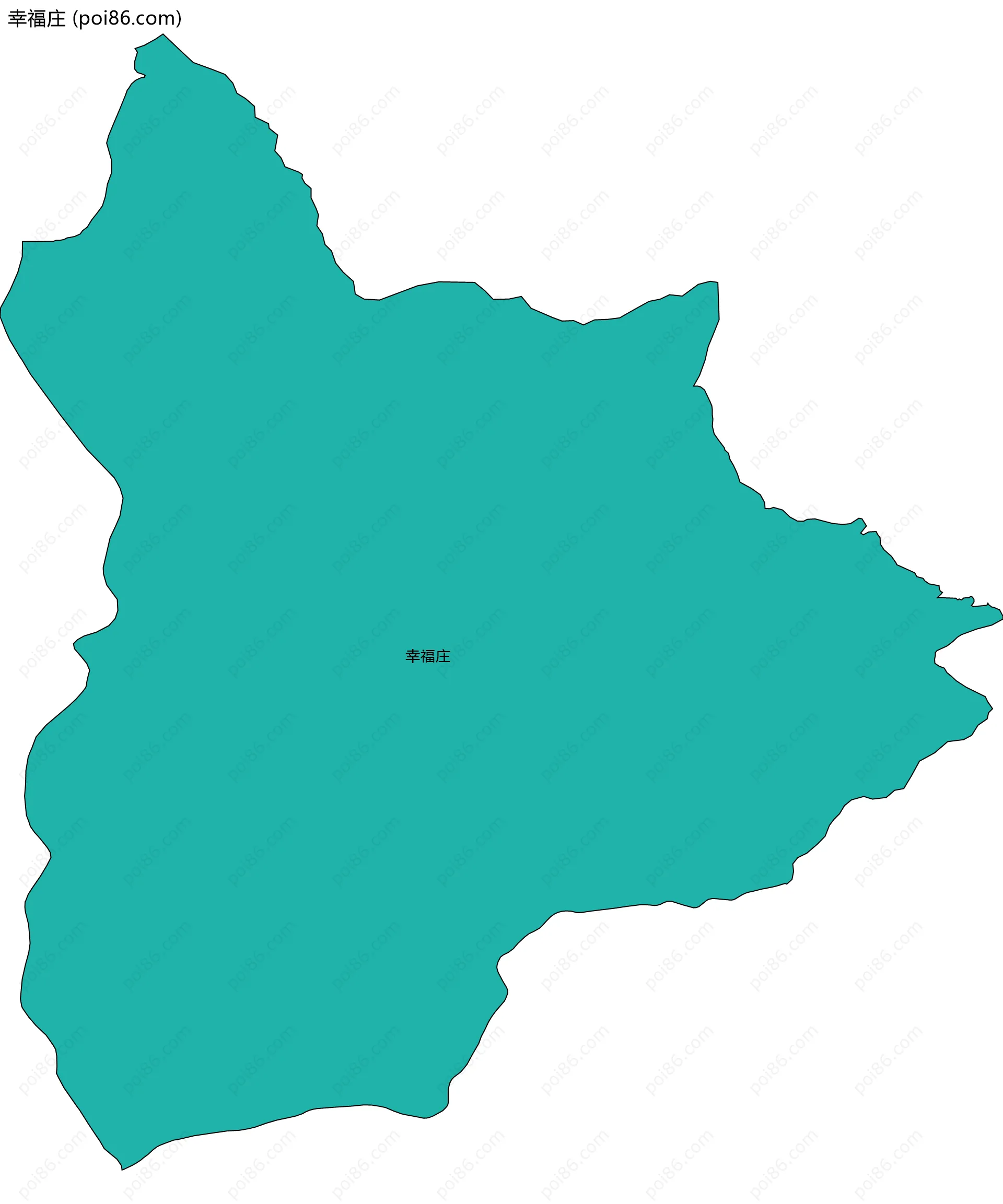 幸福庄边界地图