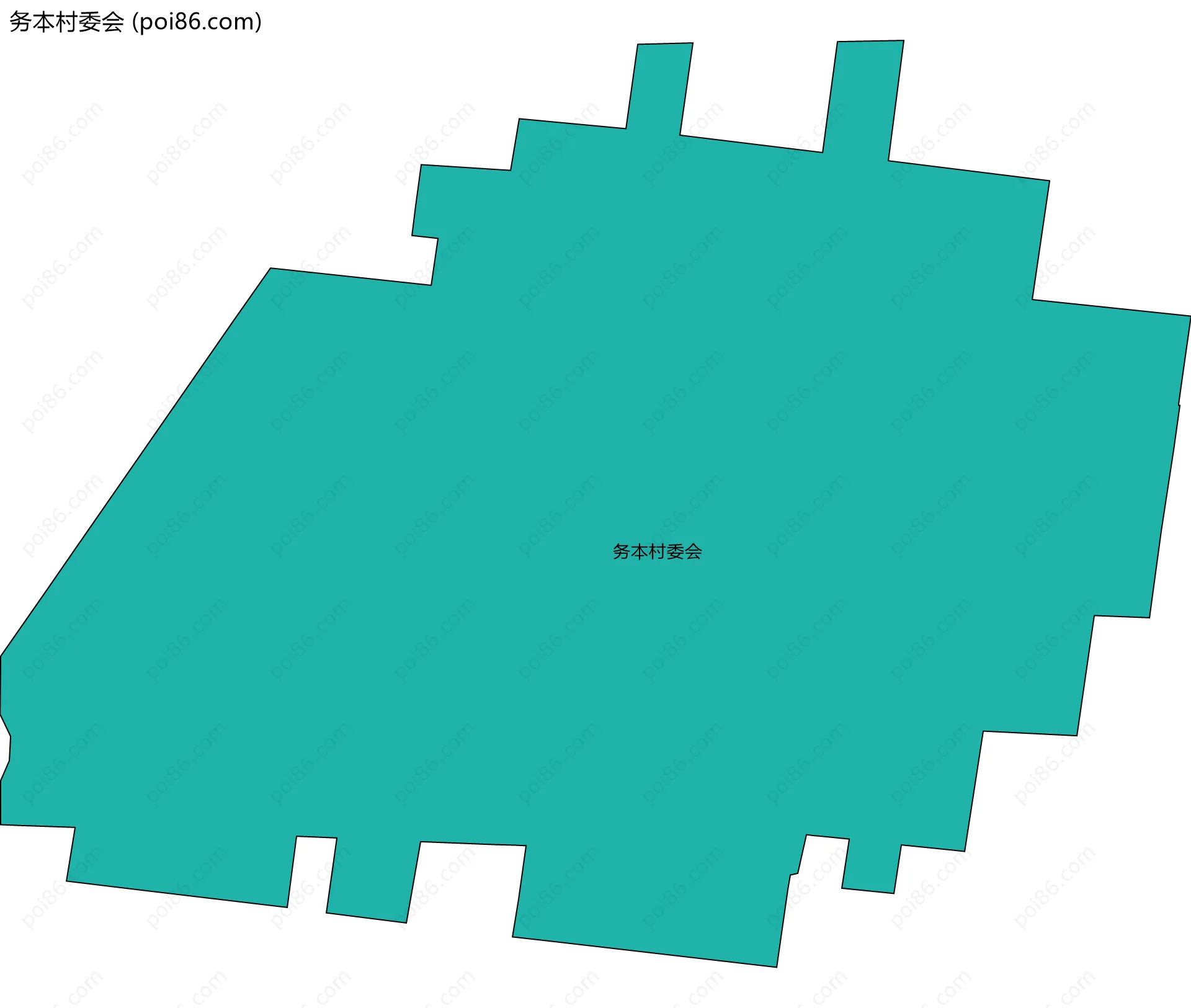 务本村委会边界地图
