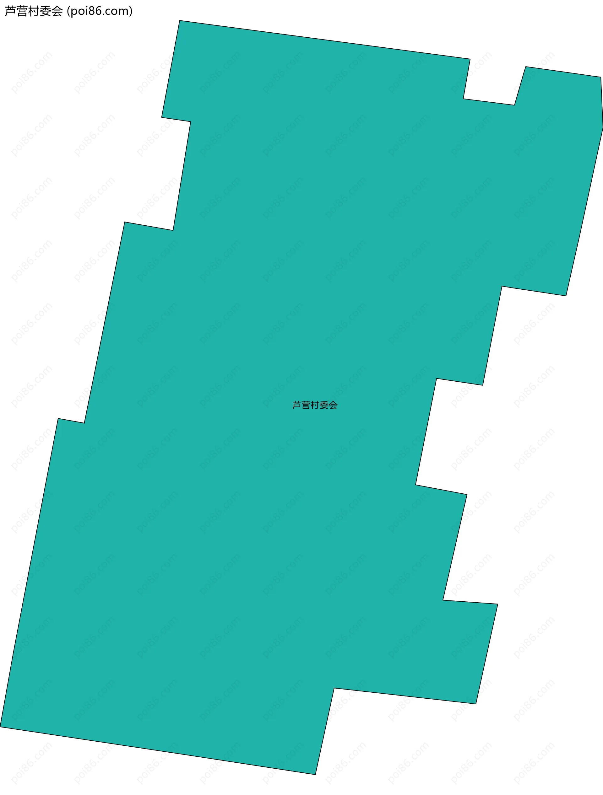 芦营村委会边界地图