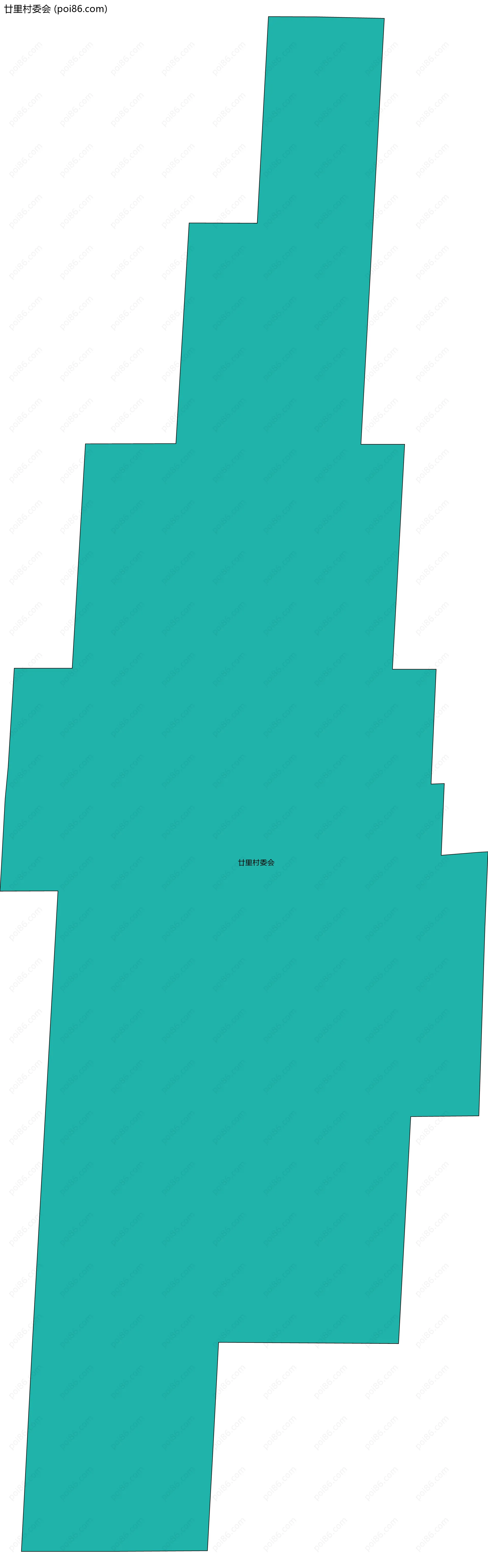 廿里村委会边界地图