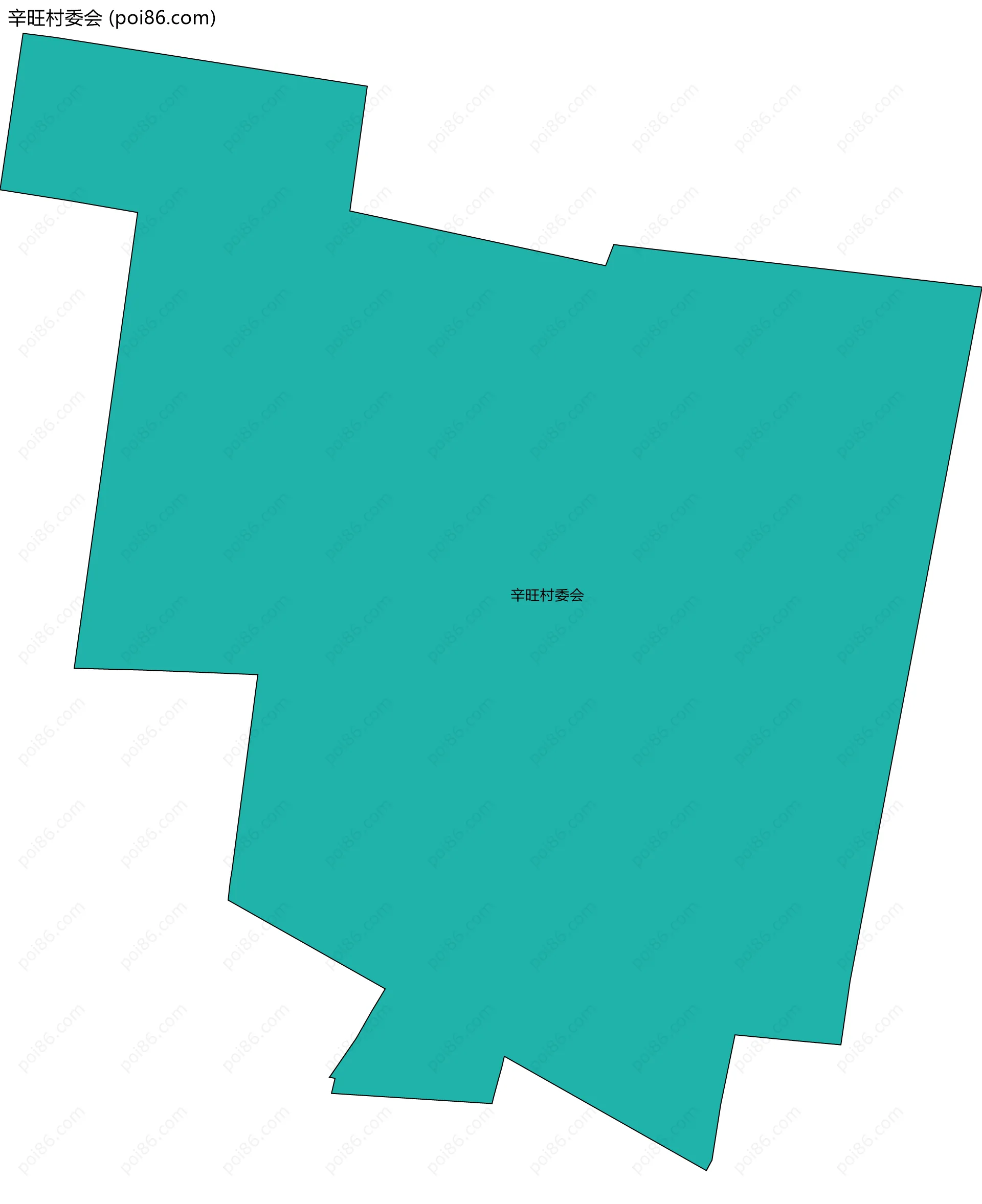 辛旺村委会边界地图