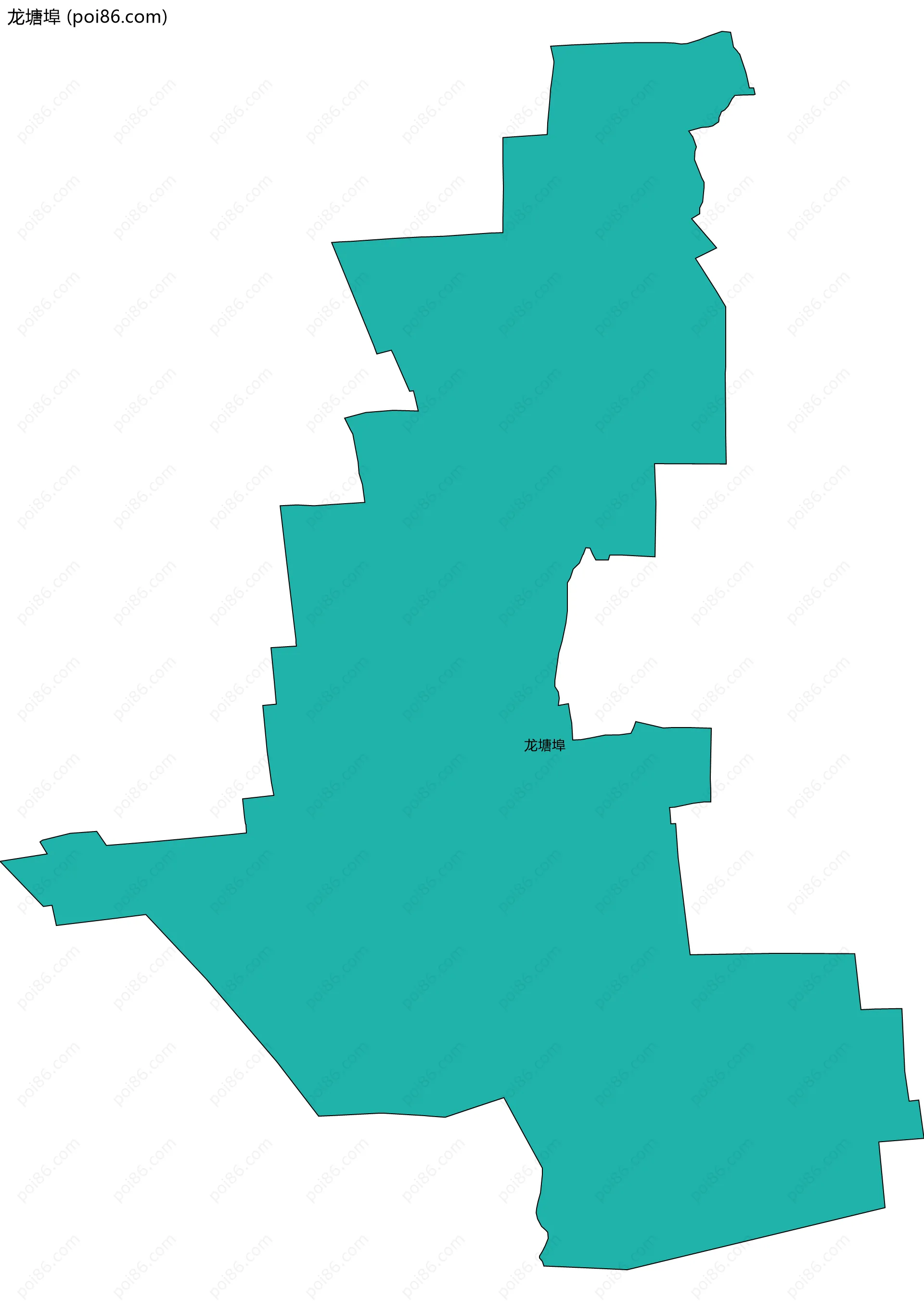 龙塘埠边界地图