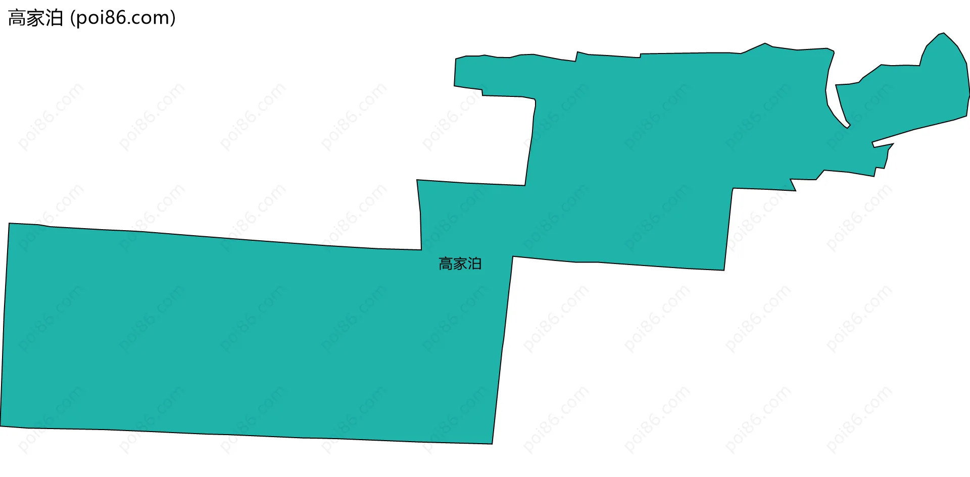 高家泊边界地图