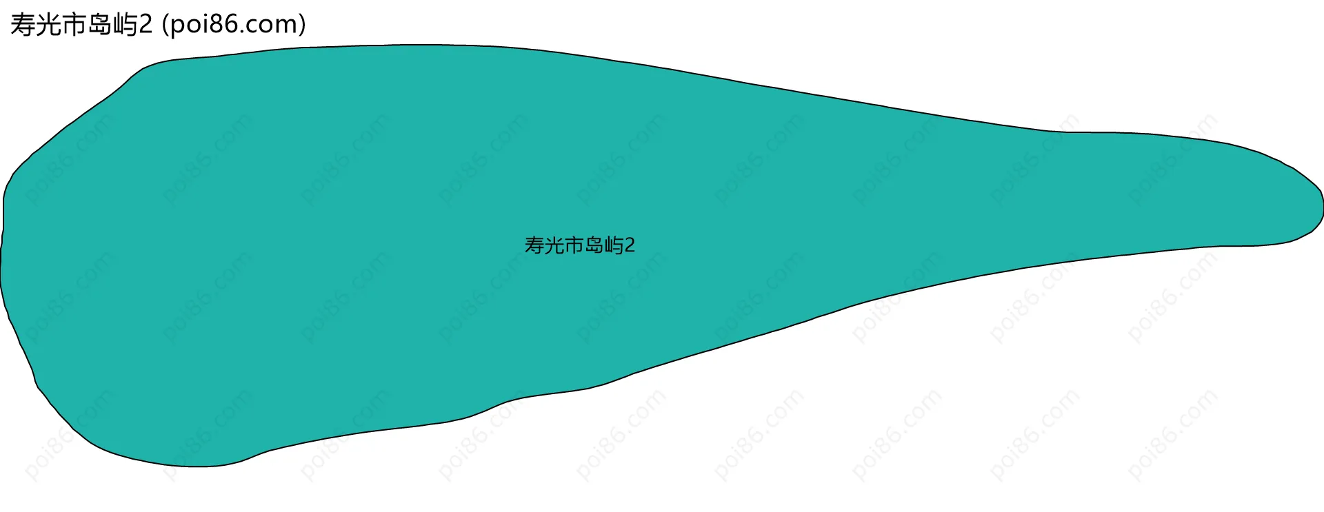 寿光市岛屿2边界地图