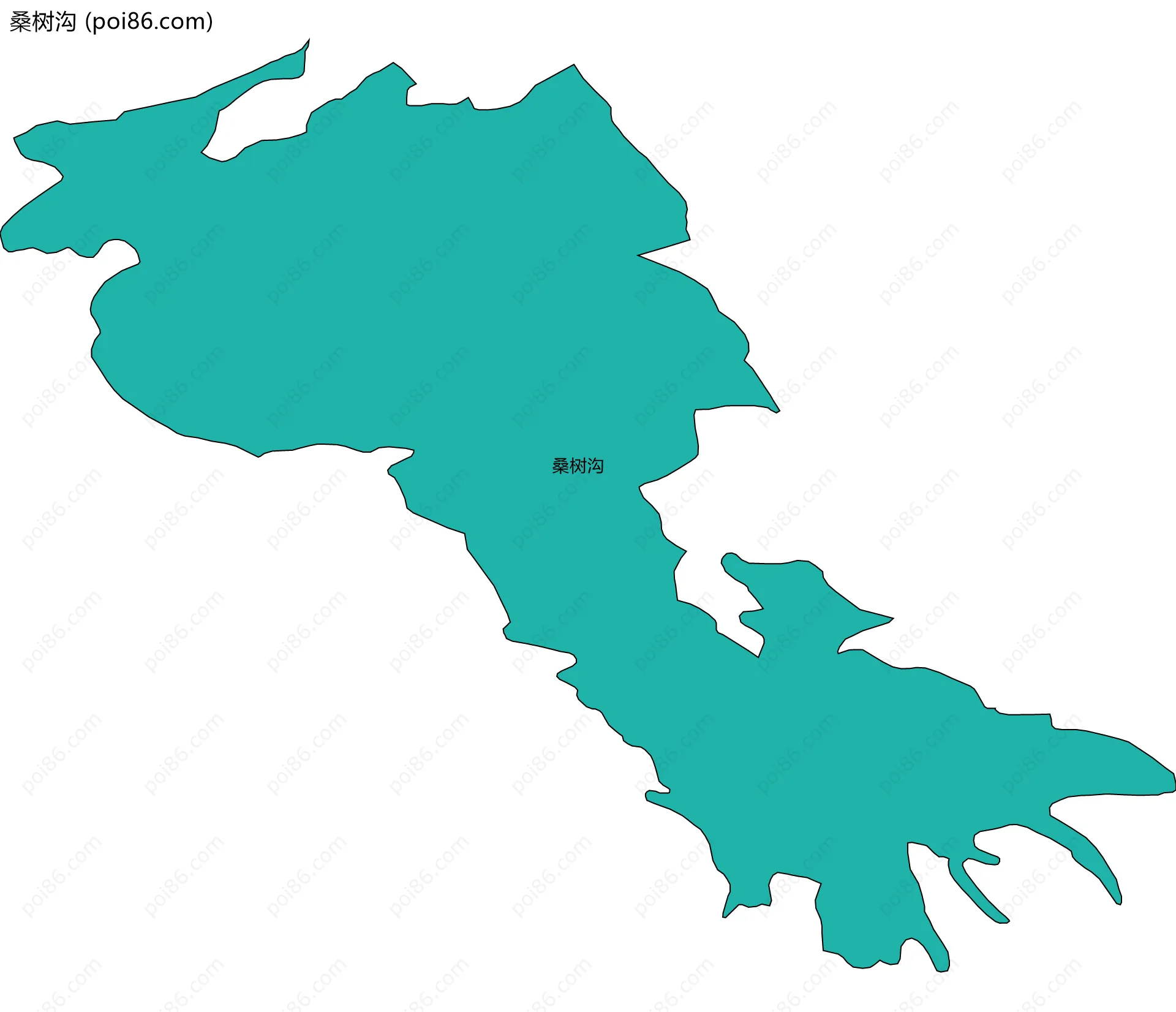 桑树沟边界地图