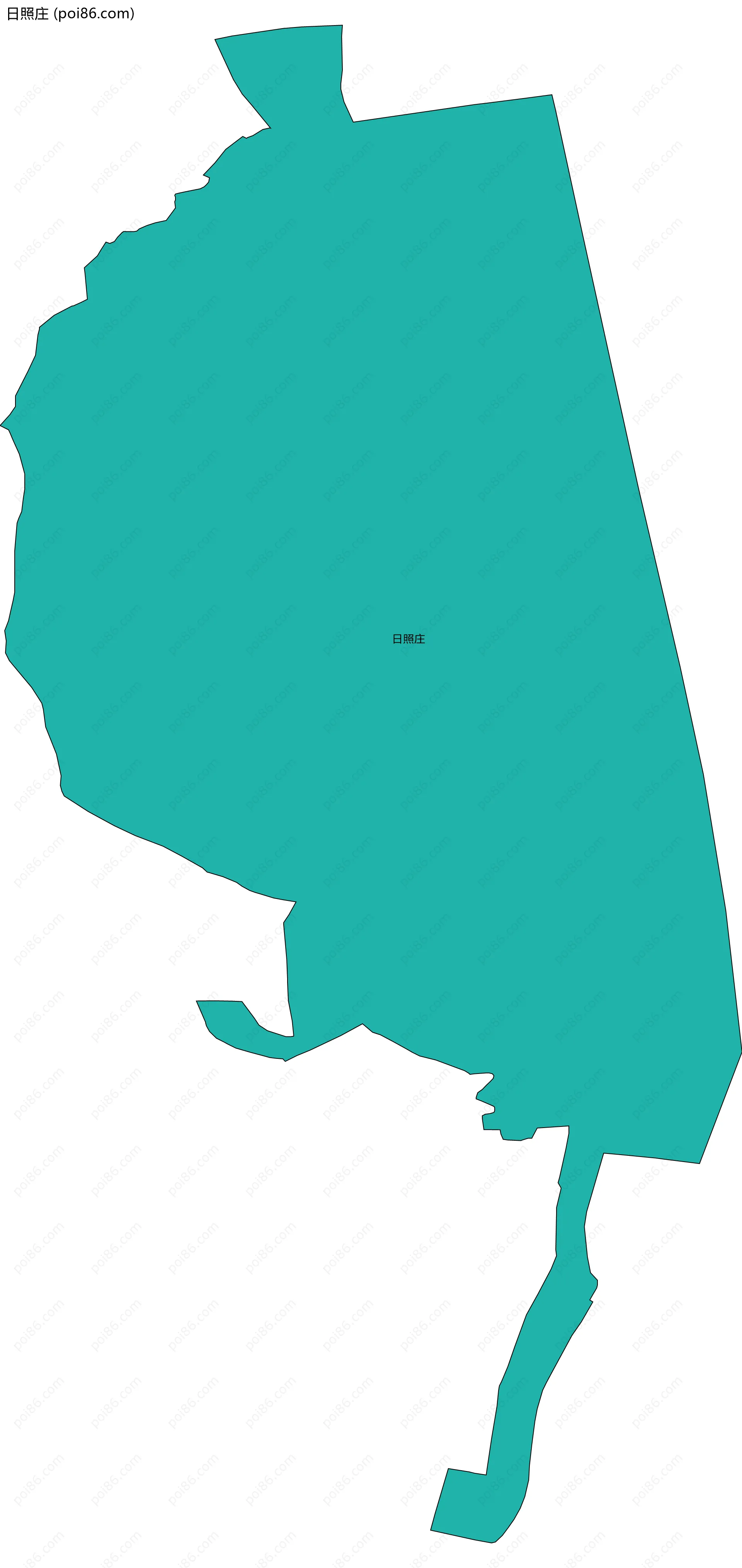 日照庄边界地图