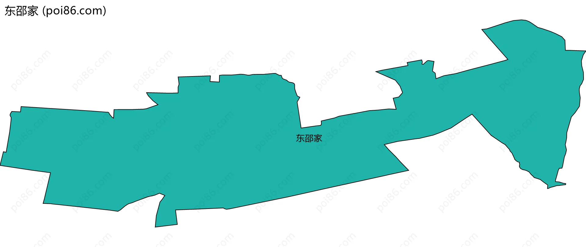 东邵家边界地图