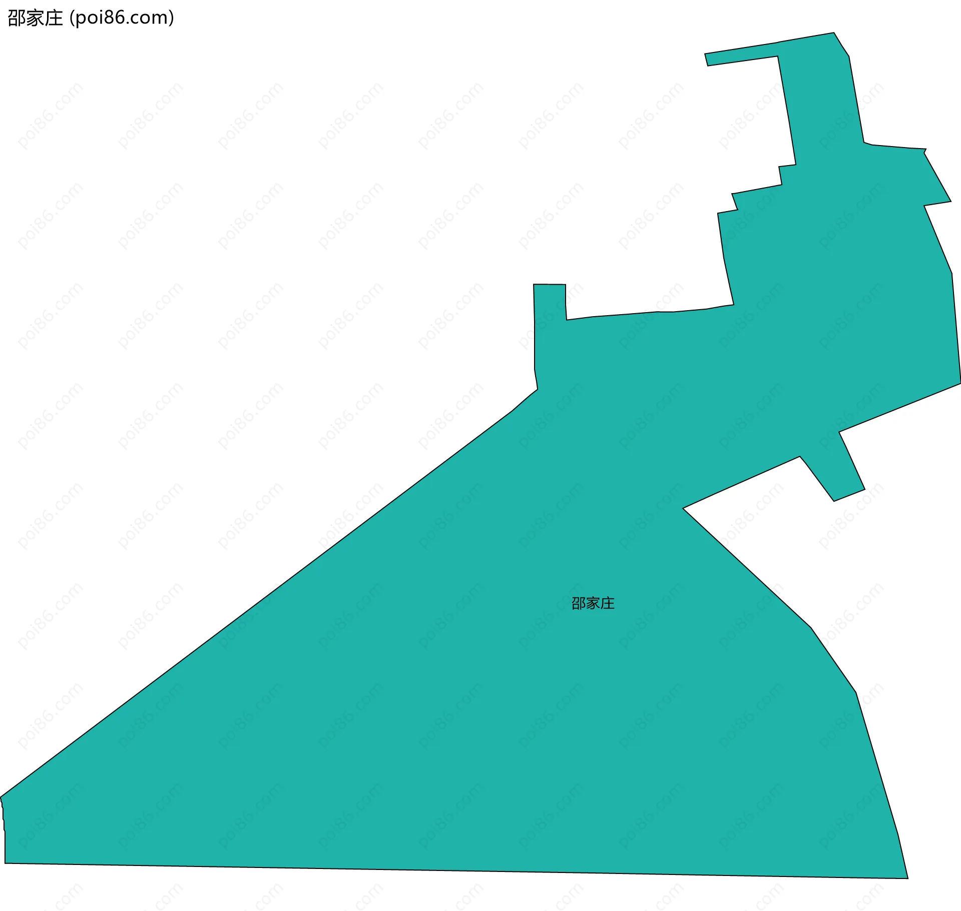 邵家庄边界地图