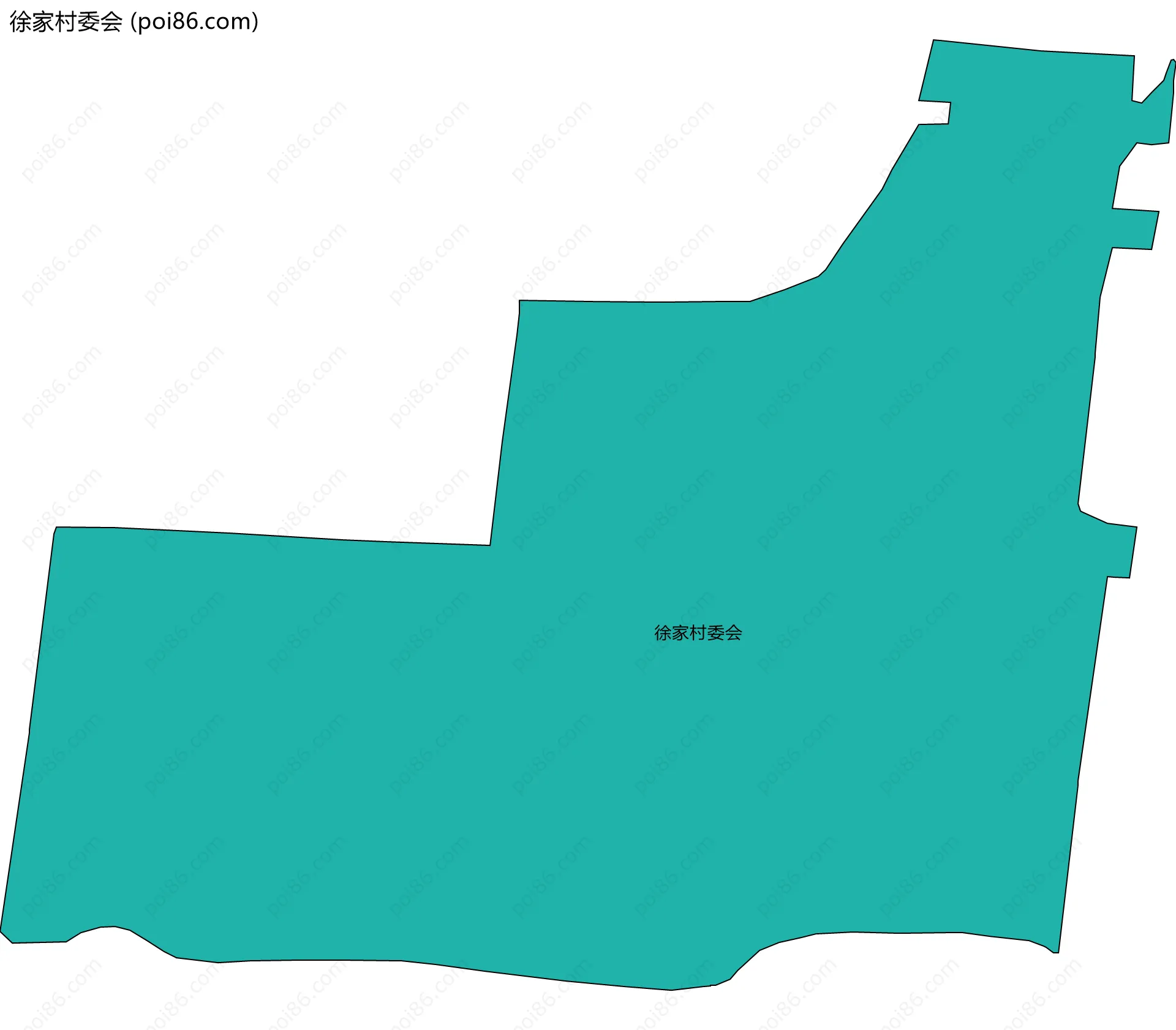 徐家村委会边界地图