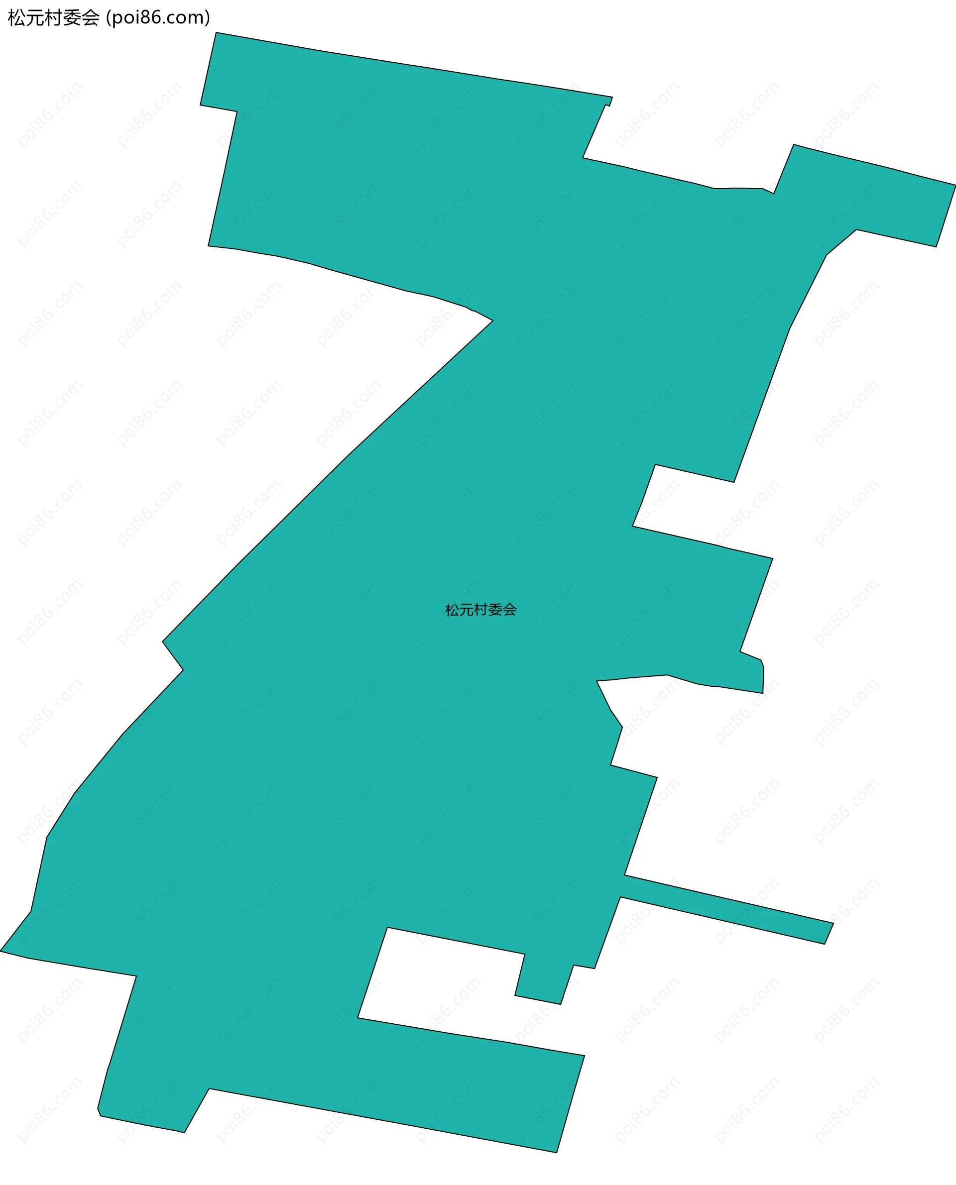 松元村委会边界地图