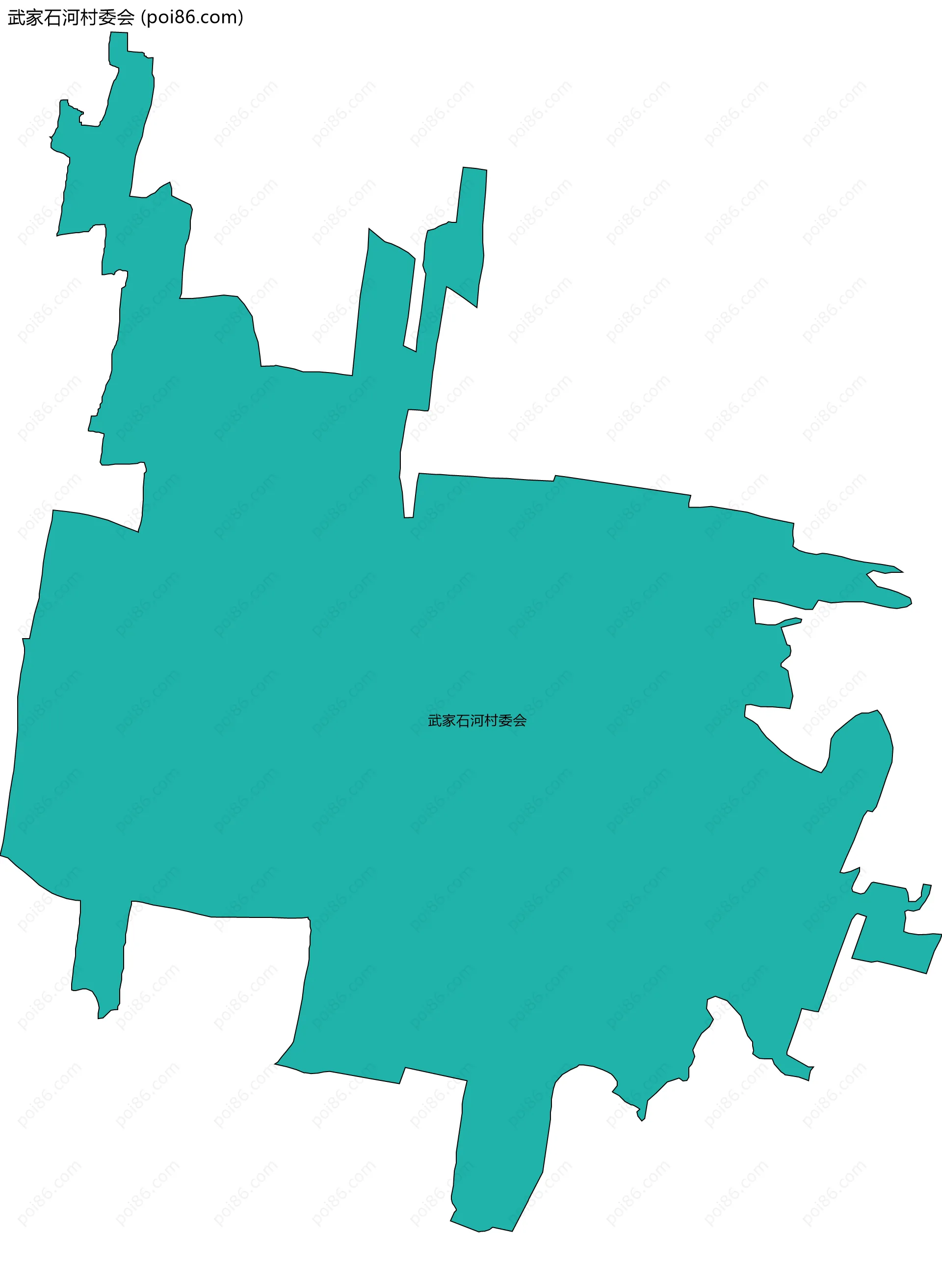 武家石河村委会边界地图