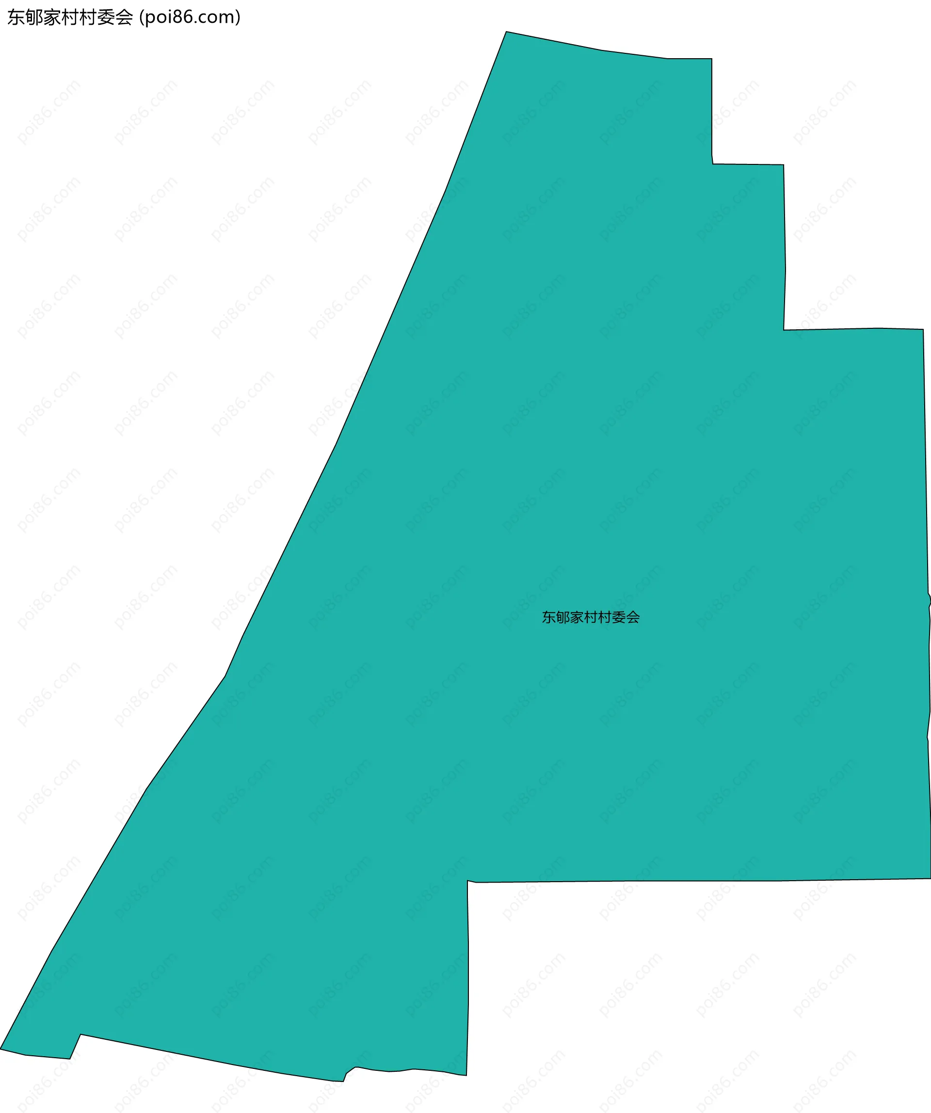 东郇家村村委会边界地图