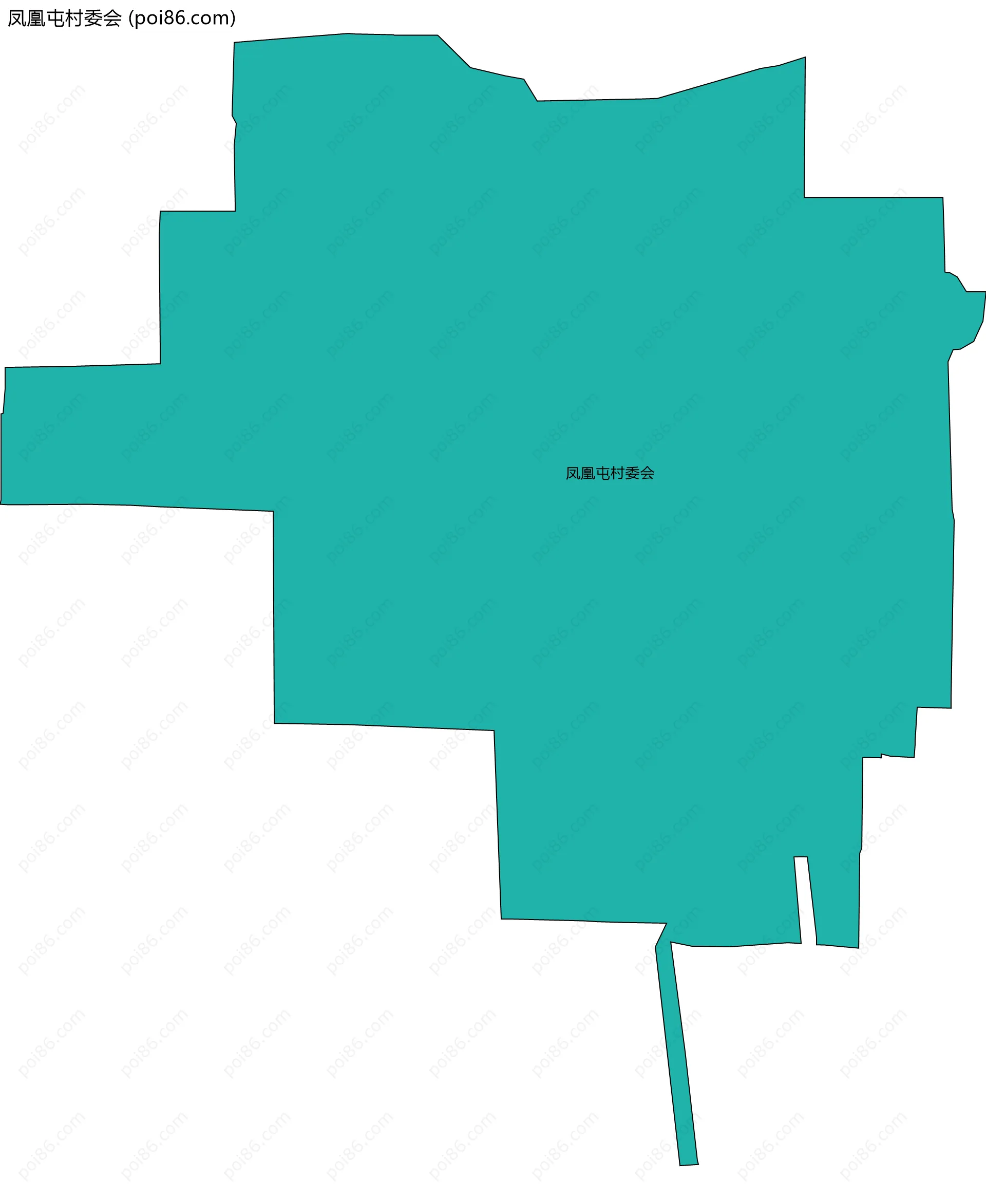 凤凰屯村委会边界地图