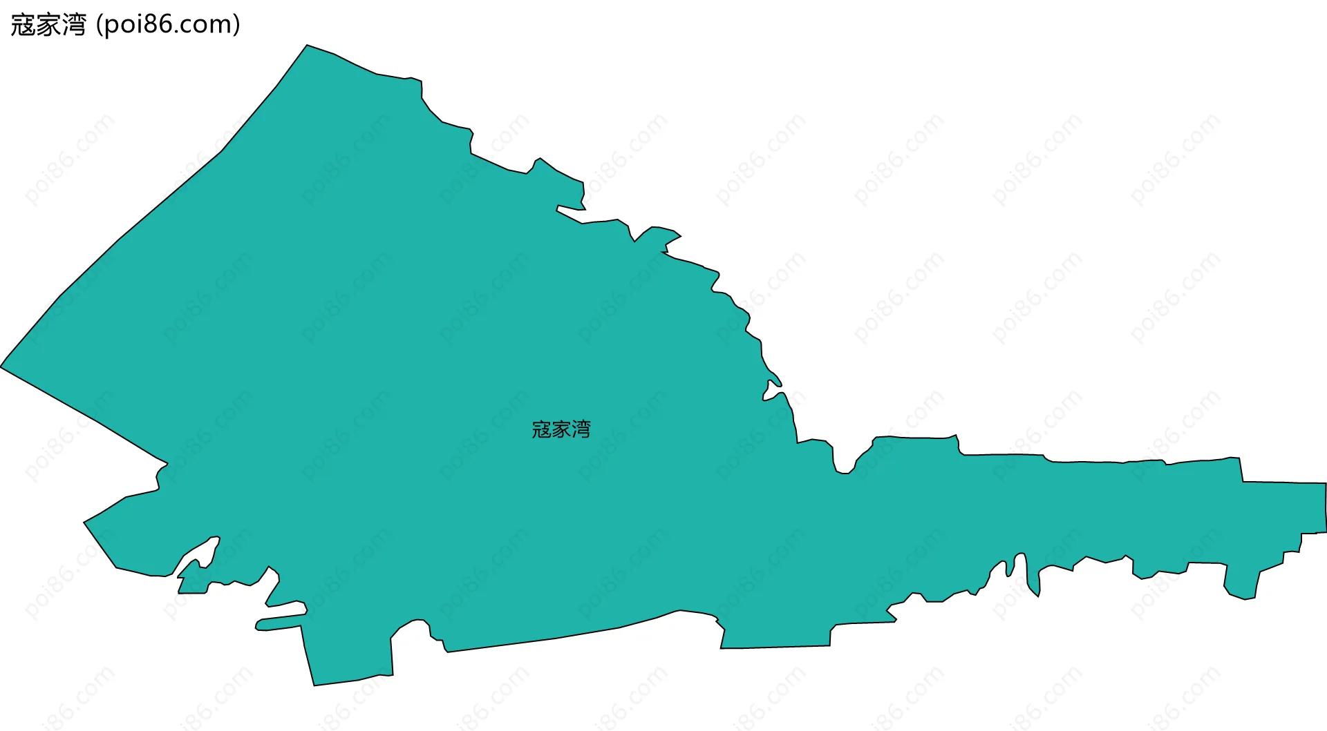 寇家湾边界地图