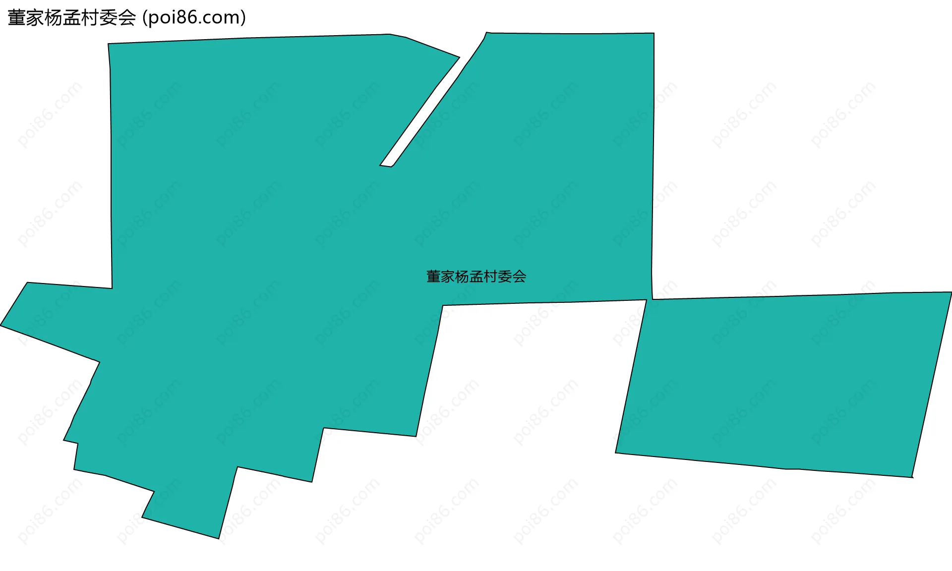 董家杨孟村委会边界地图