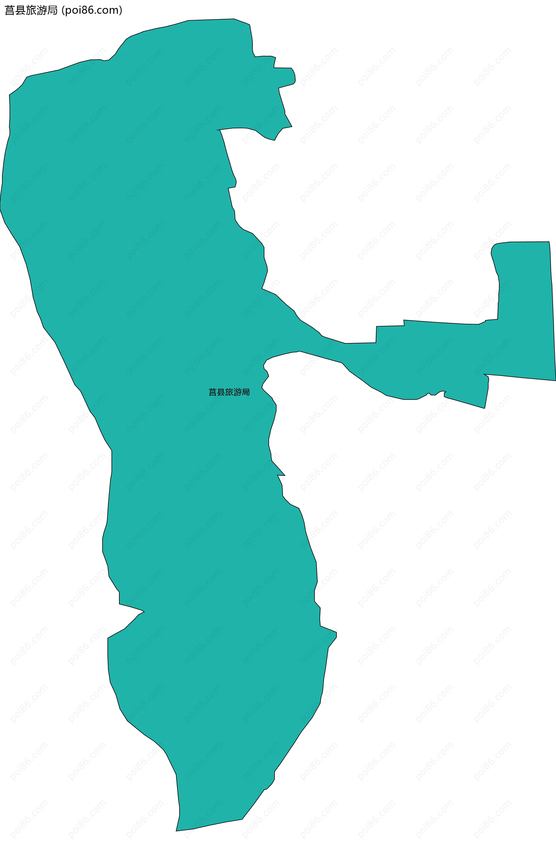 莒县旅游局边界地图