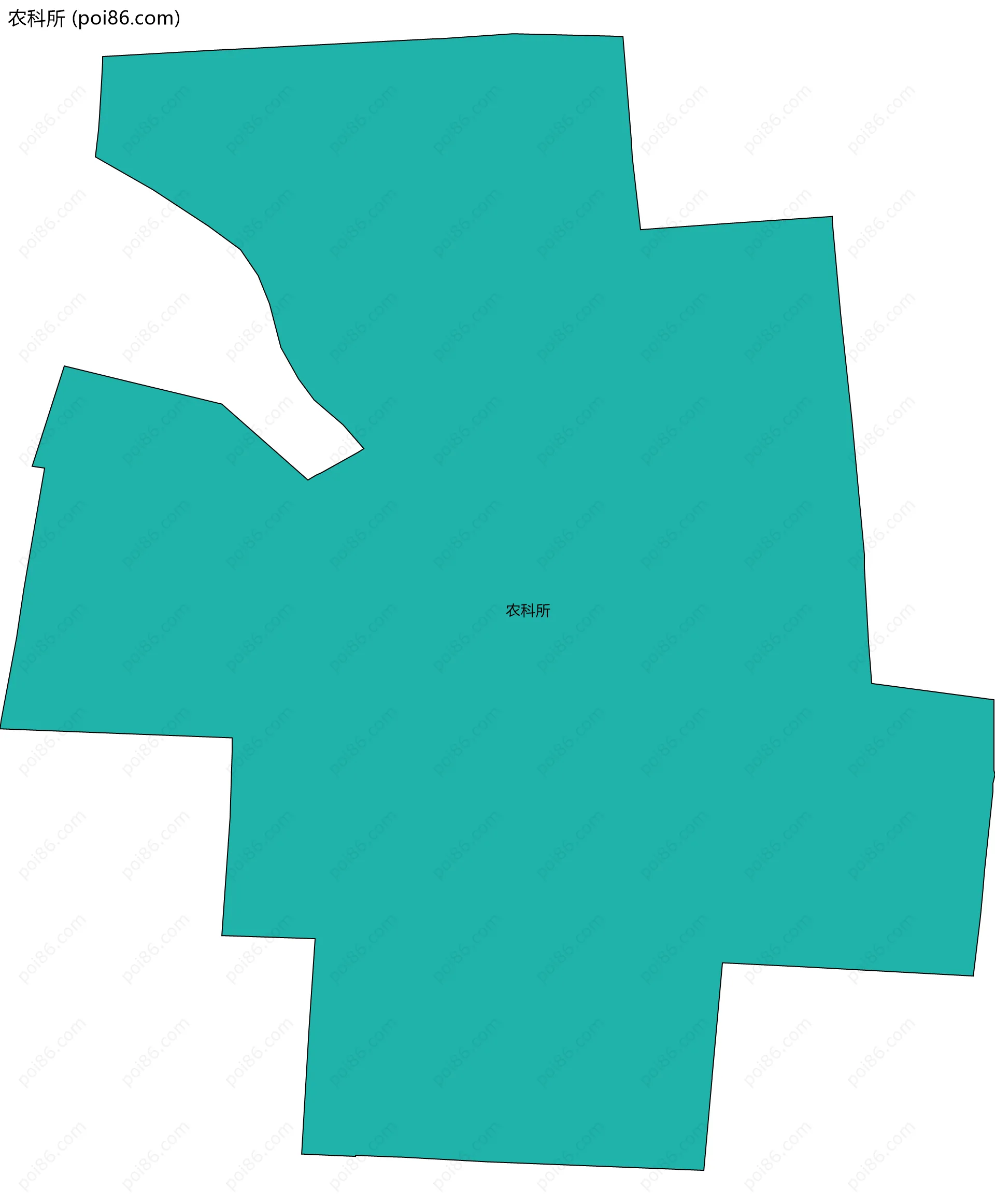 农科所边界地图