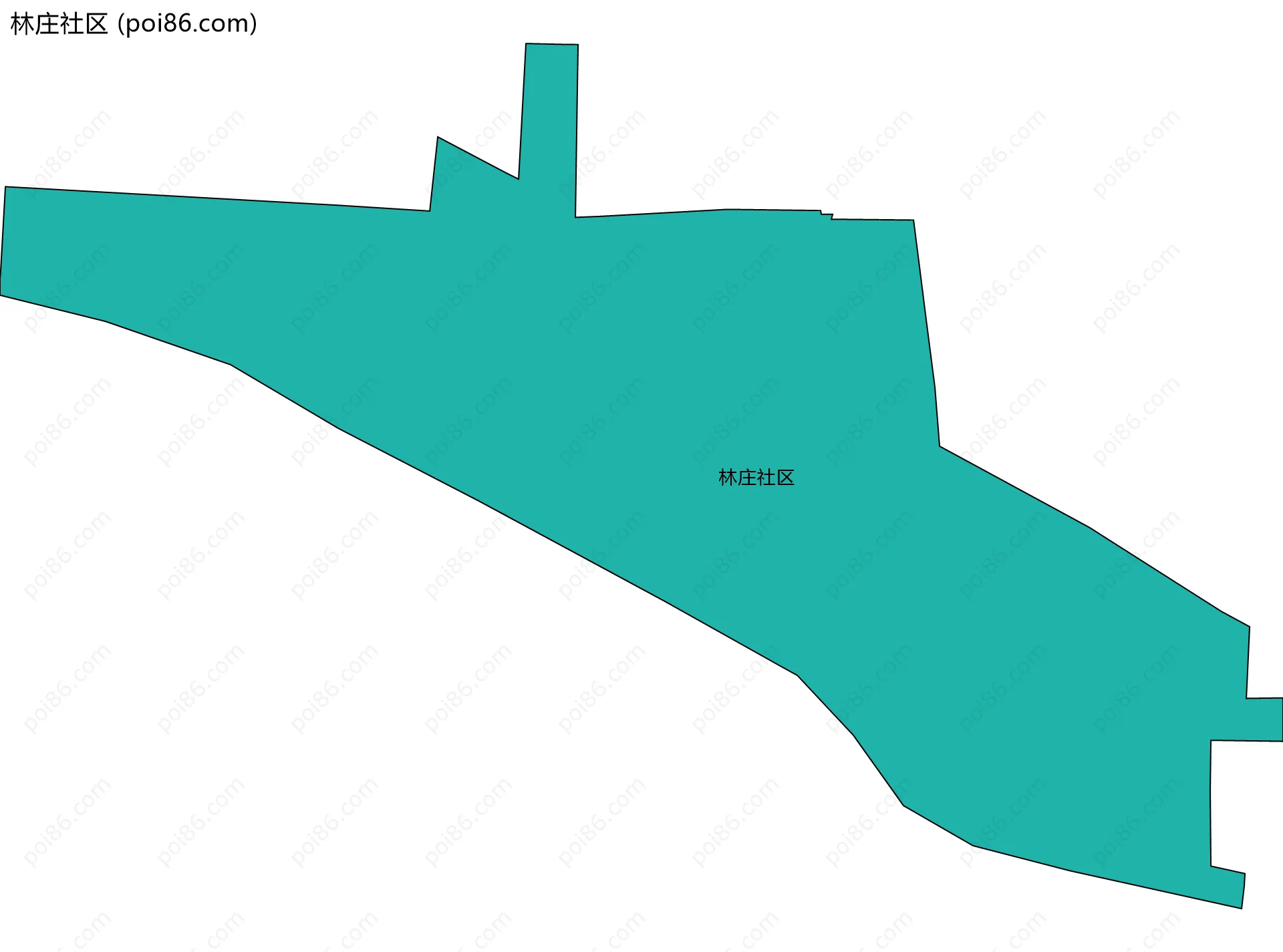 林庄社区边界地图