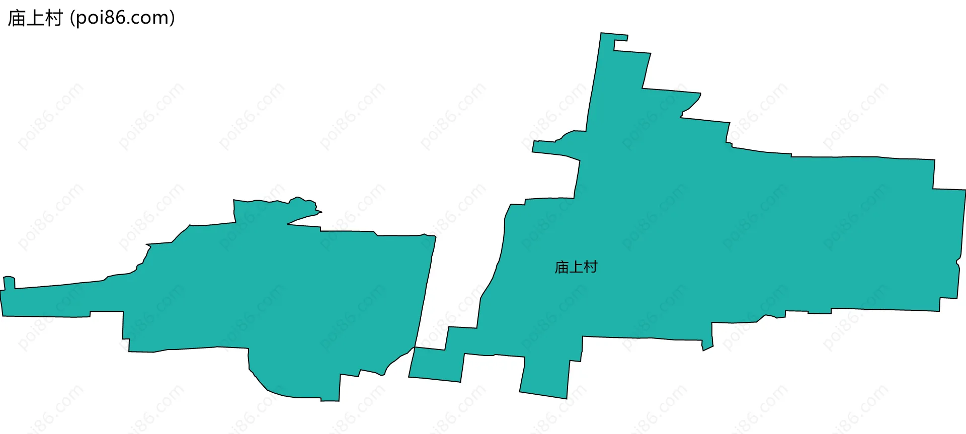 庙上村边界地图