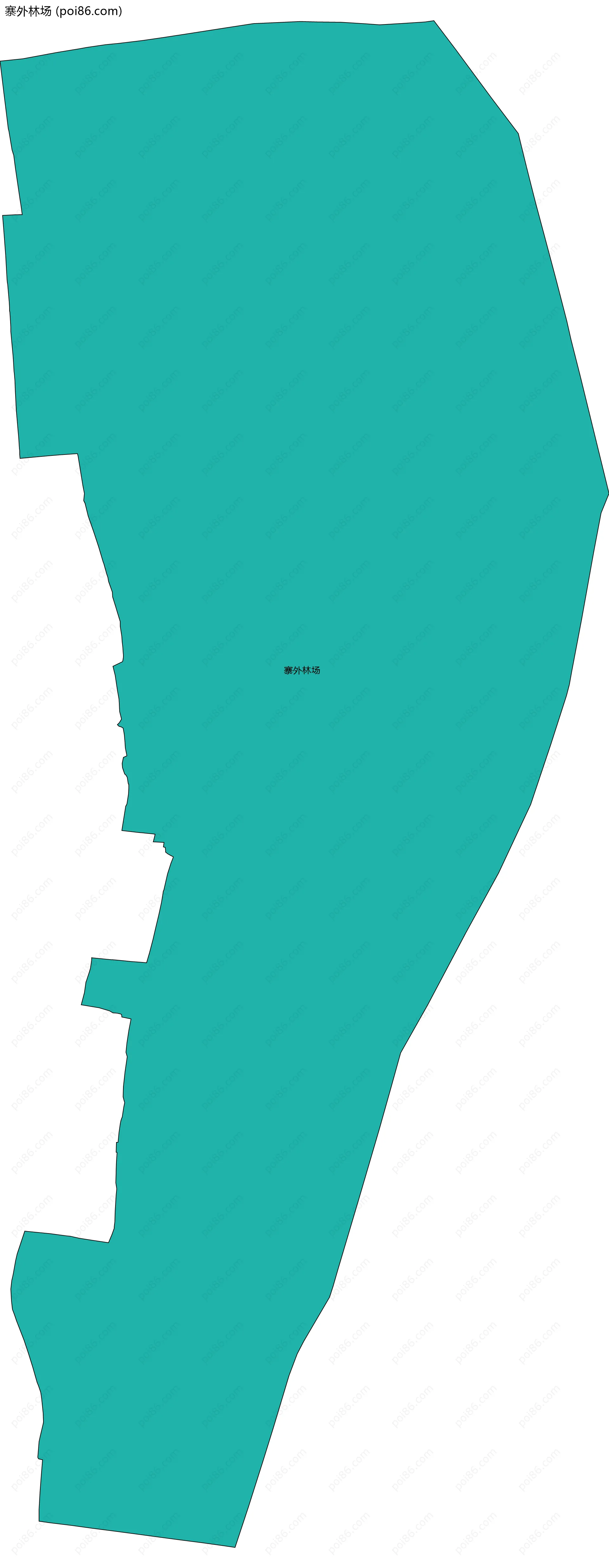 寨外林场边界地图