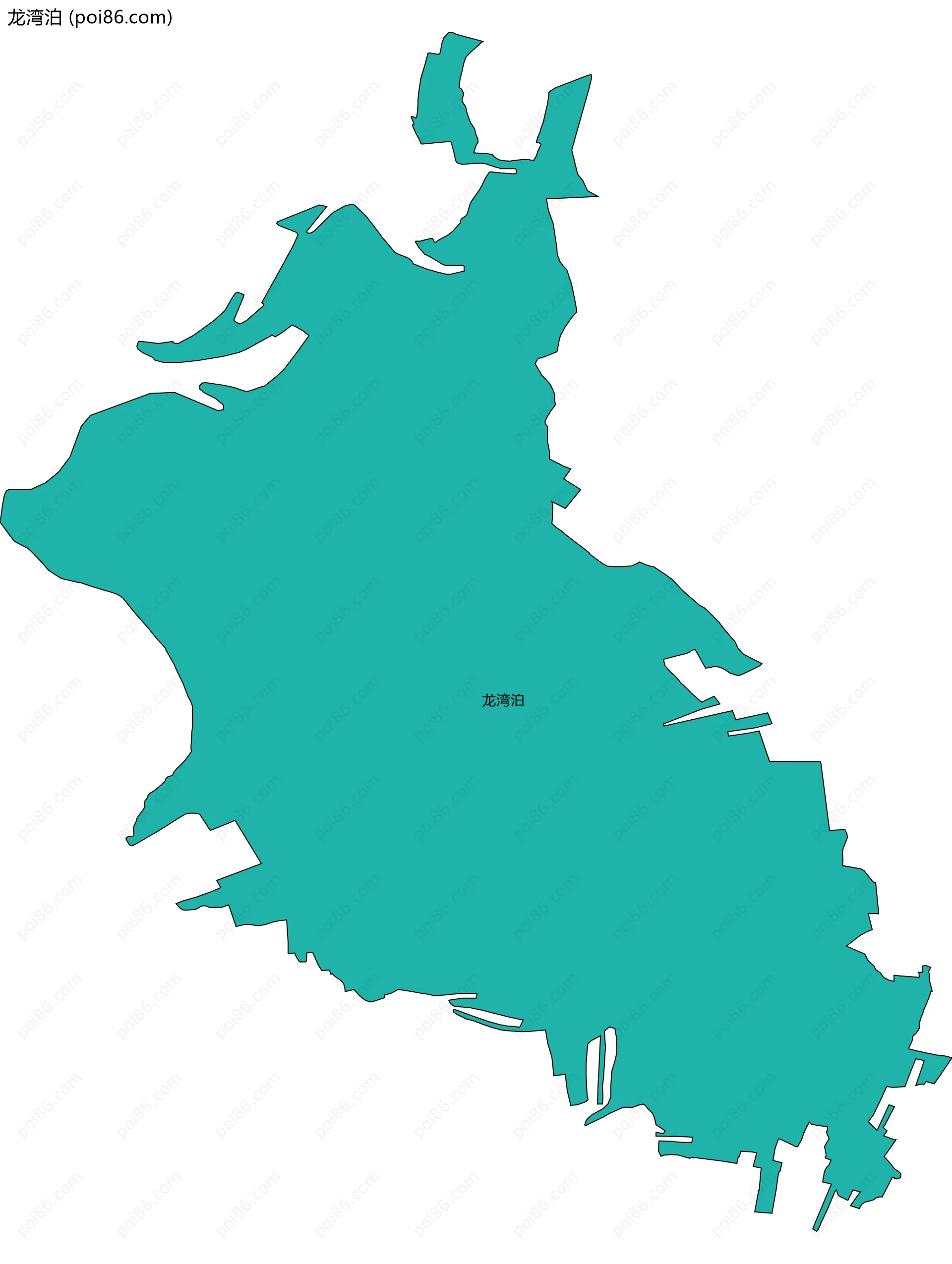 龙湾泊边界地图