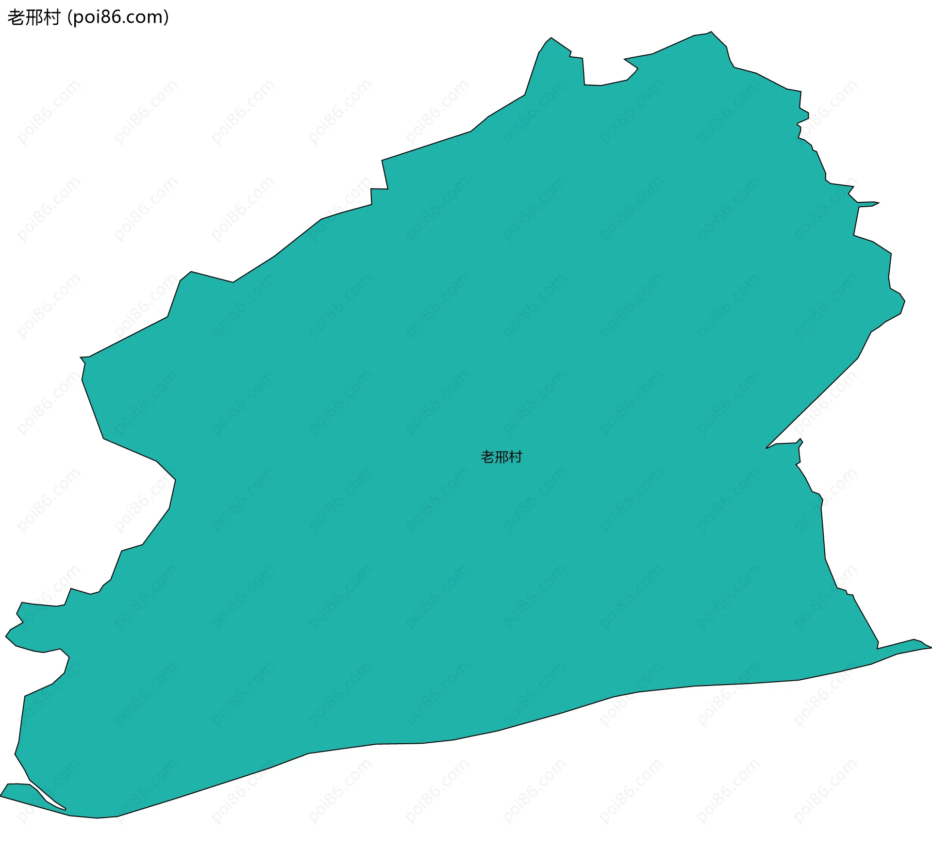 老邢村边界地图