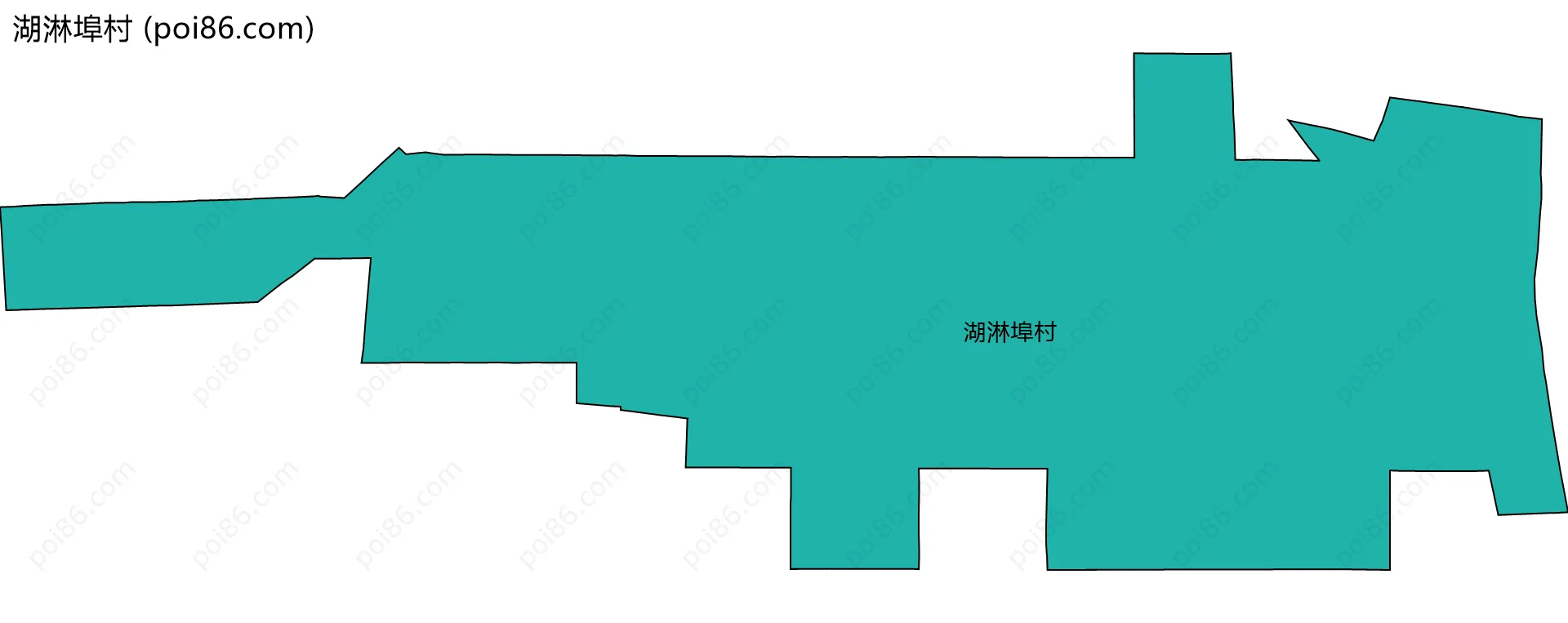 湖淋埠村边界地图