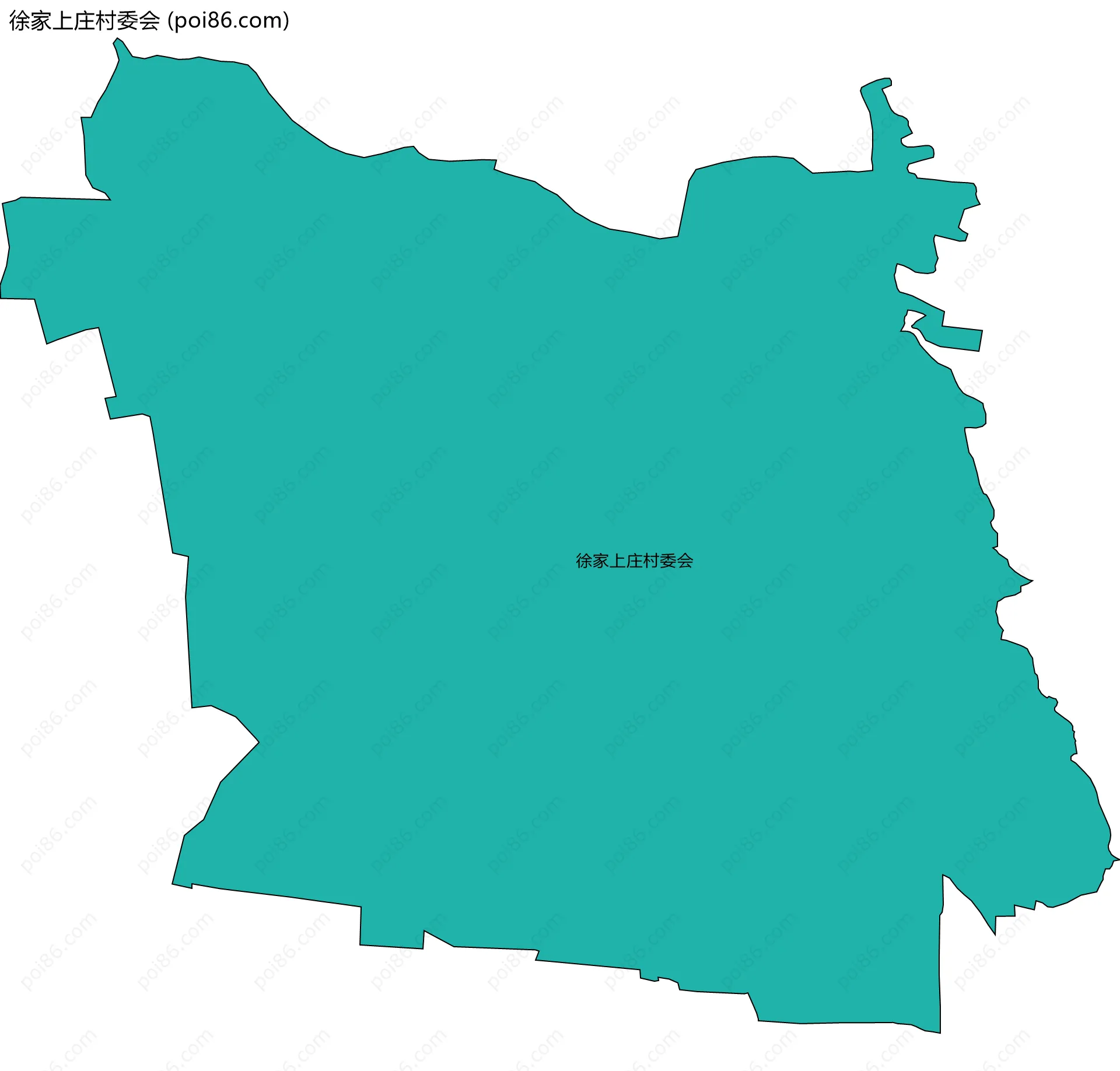徐家上庄村委会边界地图