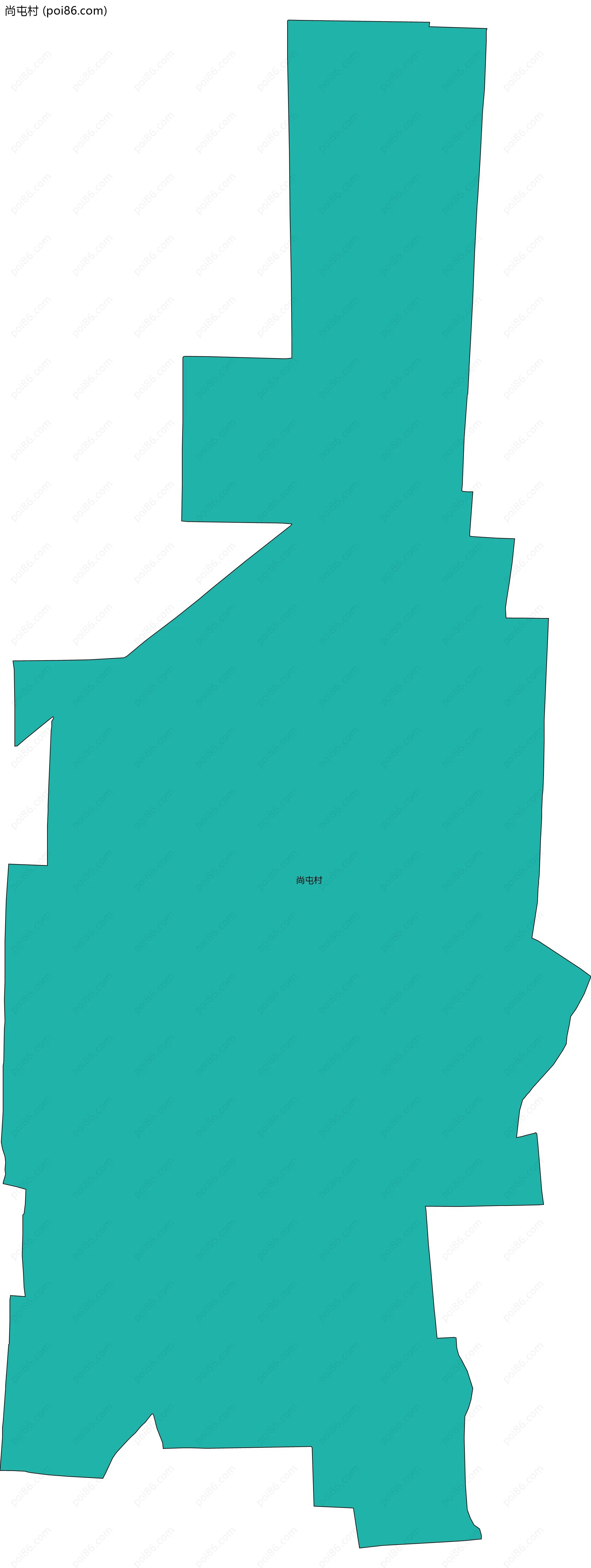 尚屯村边界地图