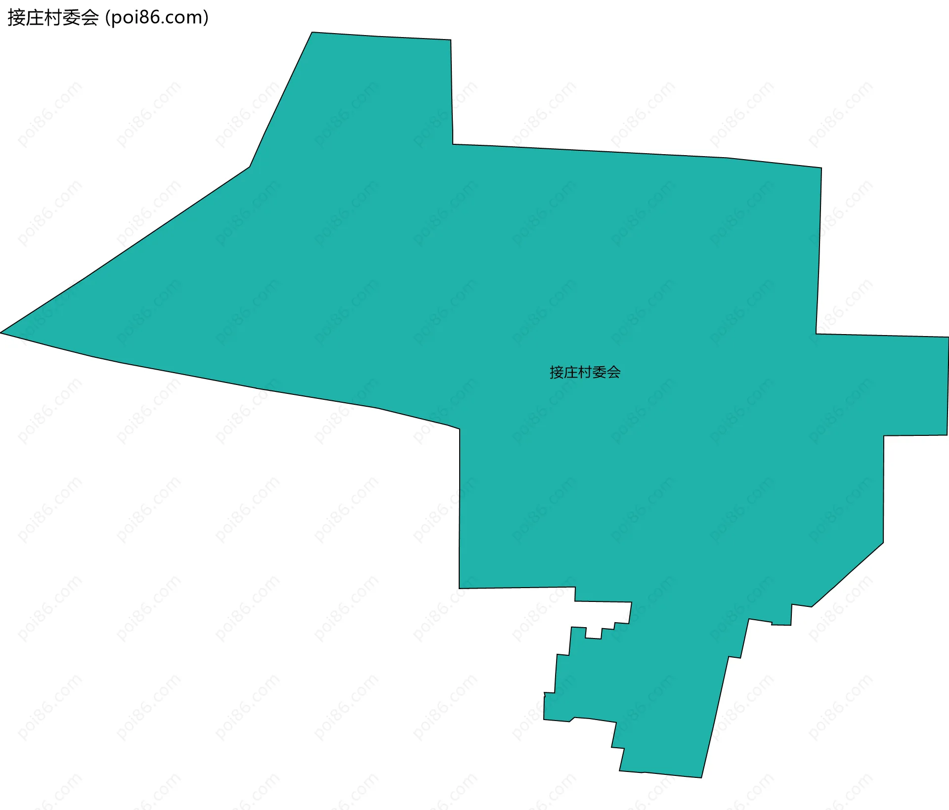 接庄村委会边界地图