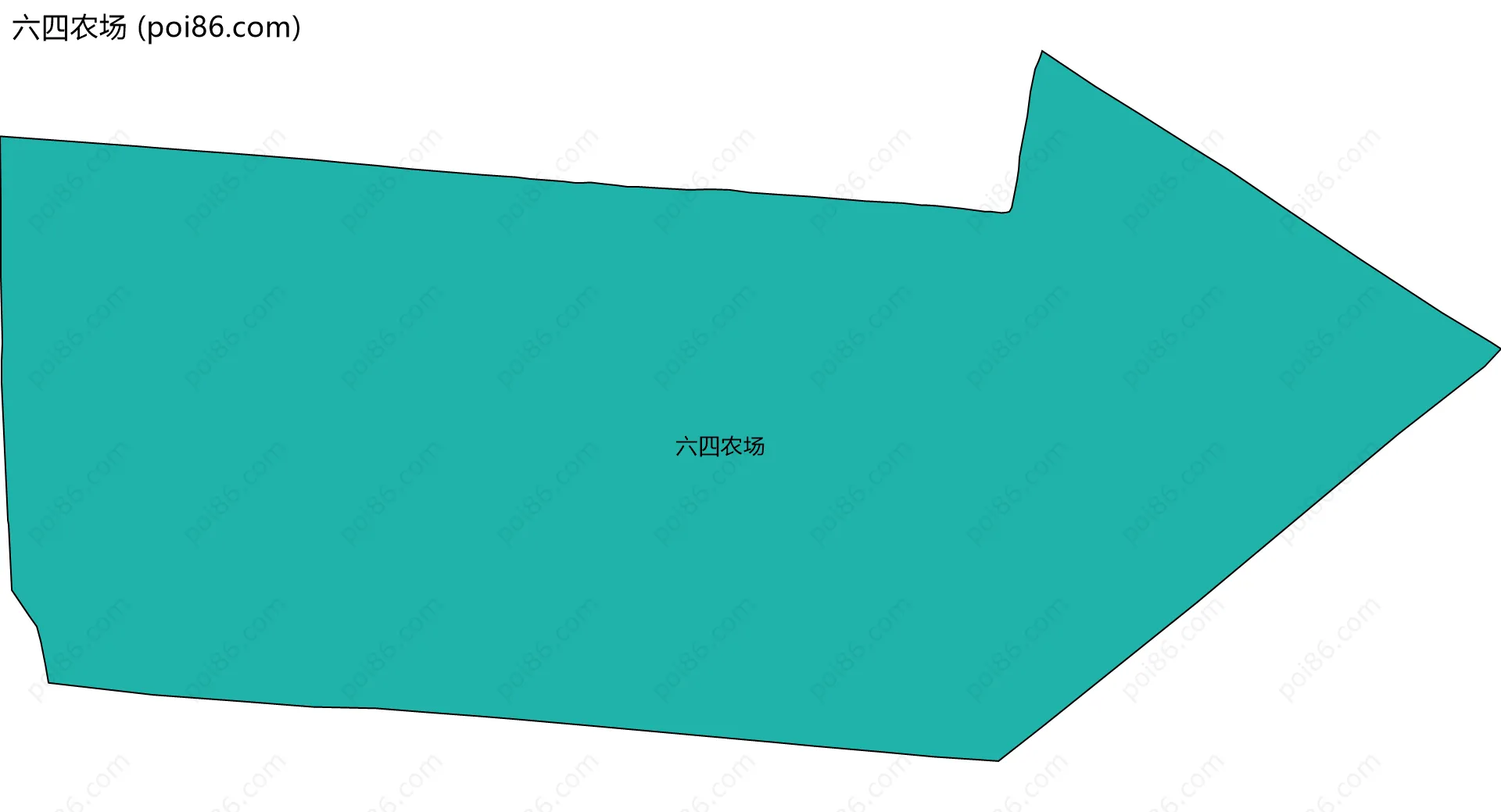 六四农场边界地图