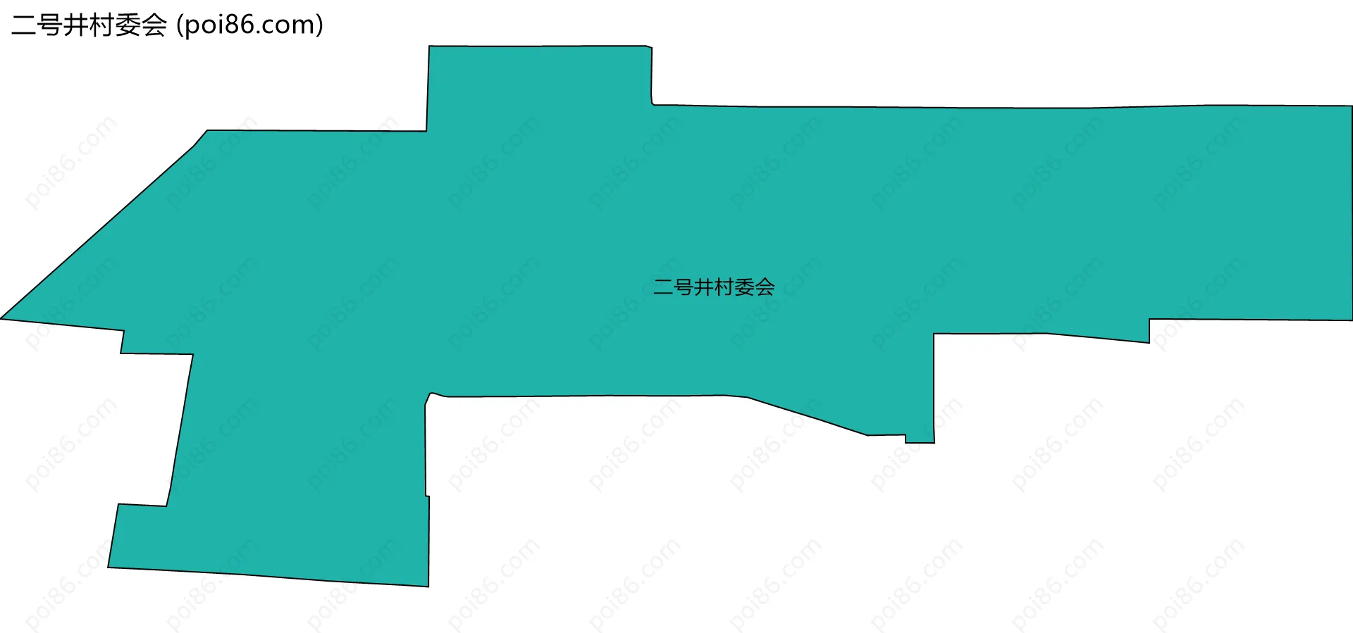 二号井村委会边界地图