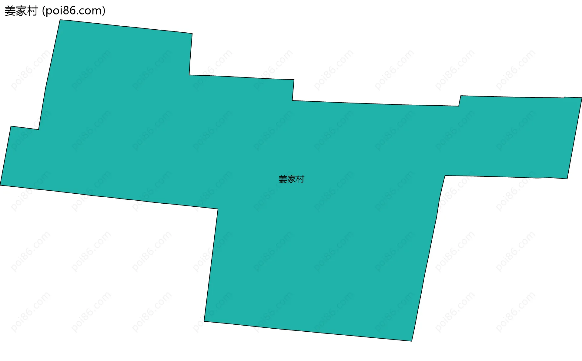 姜家村边界地图