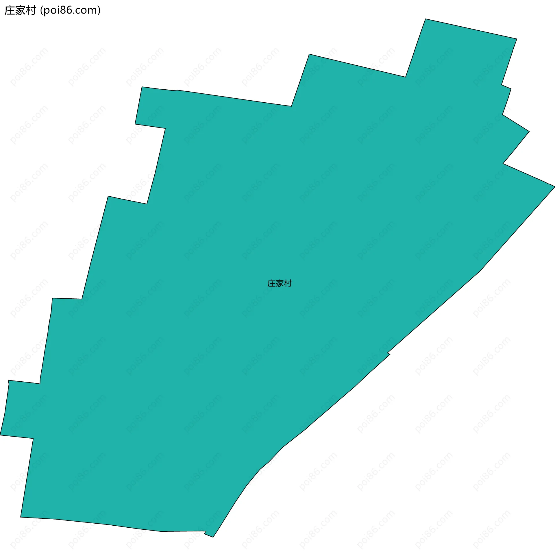 庄家村边界地图