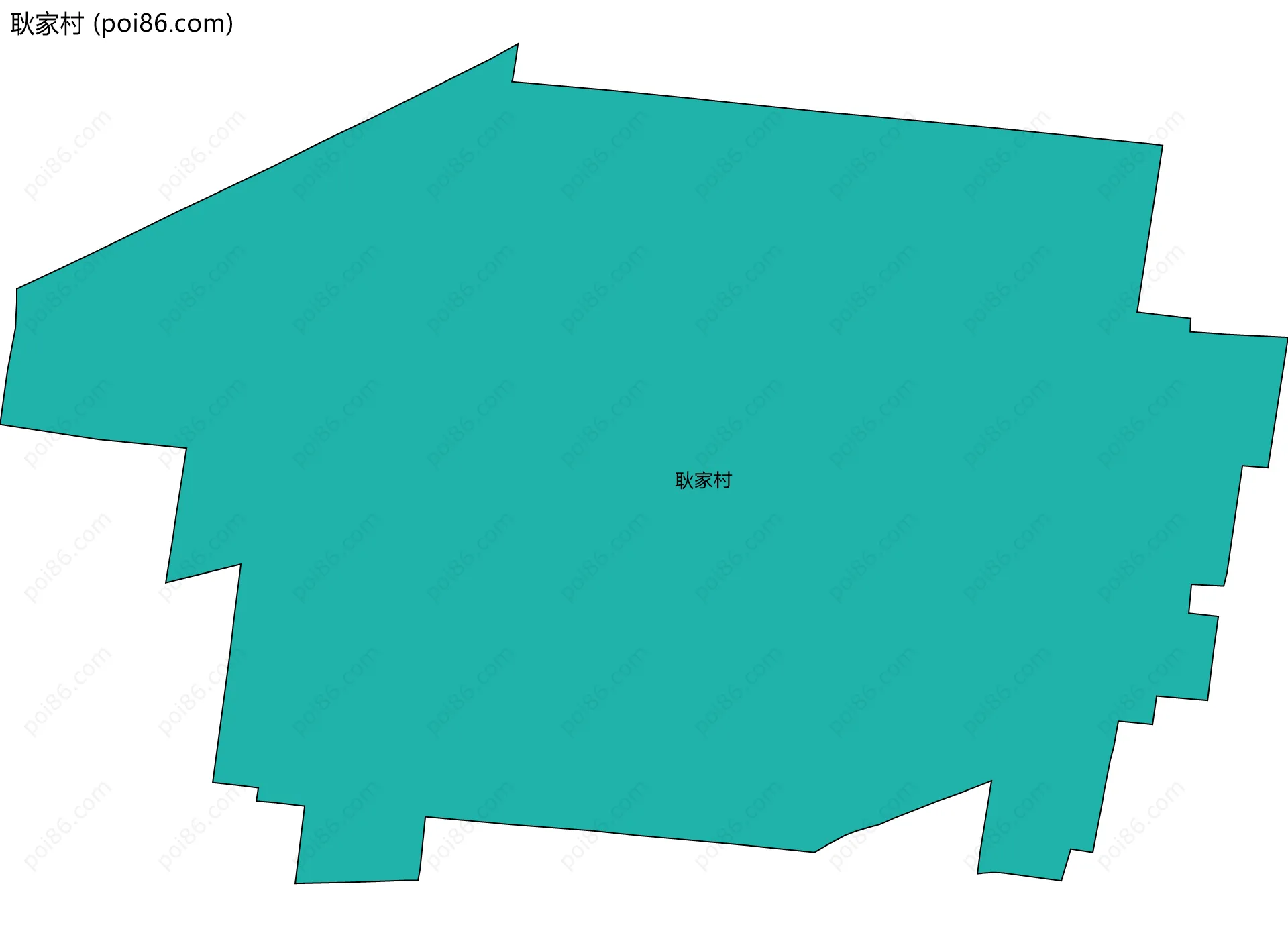 耿家村边界地图
