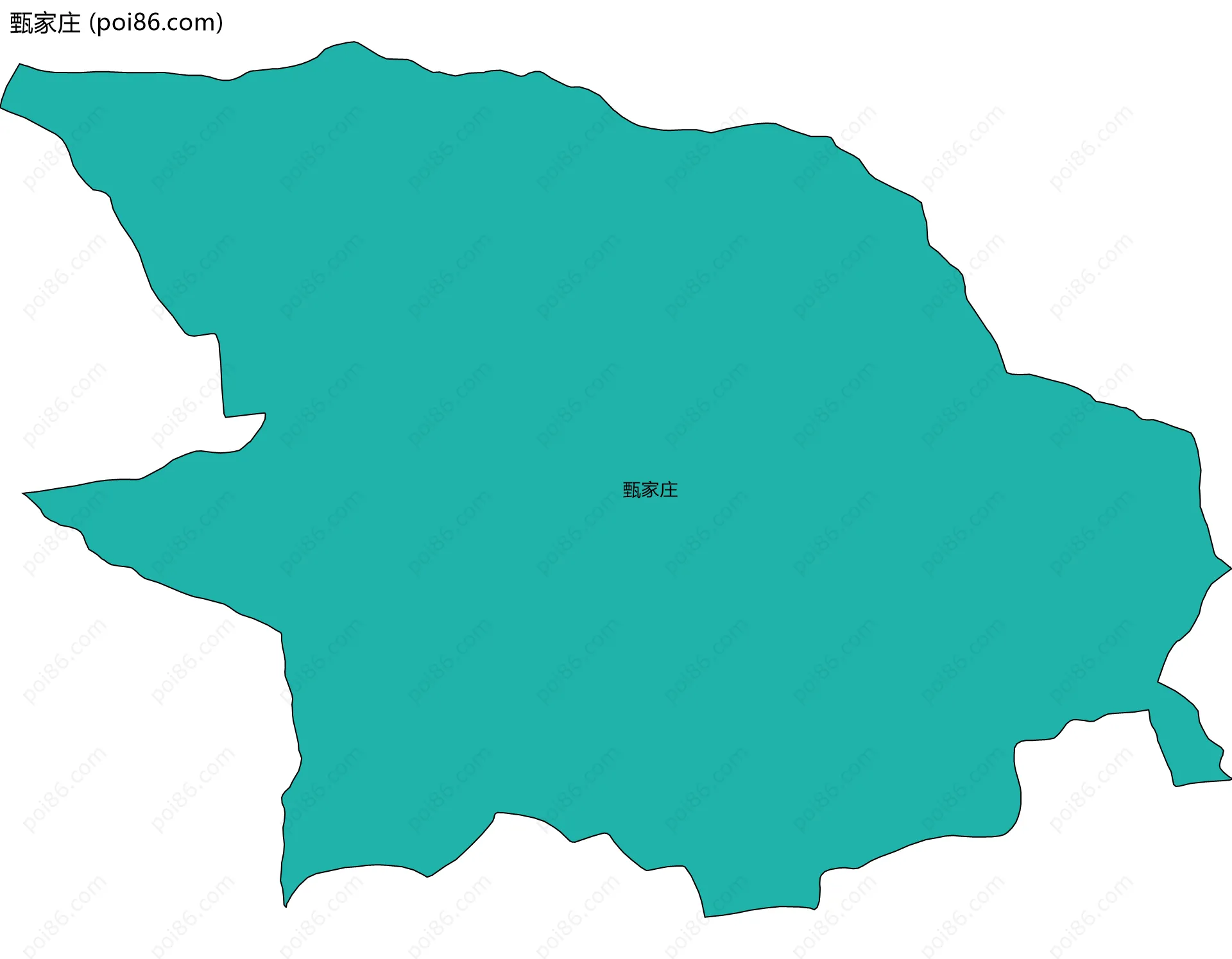 甄家庄边界地图