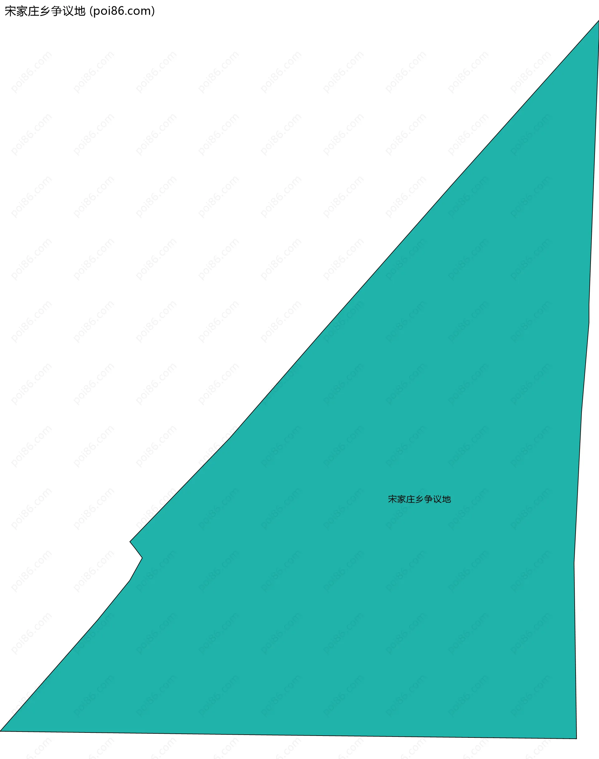 宋家庄乡争议地边界地图