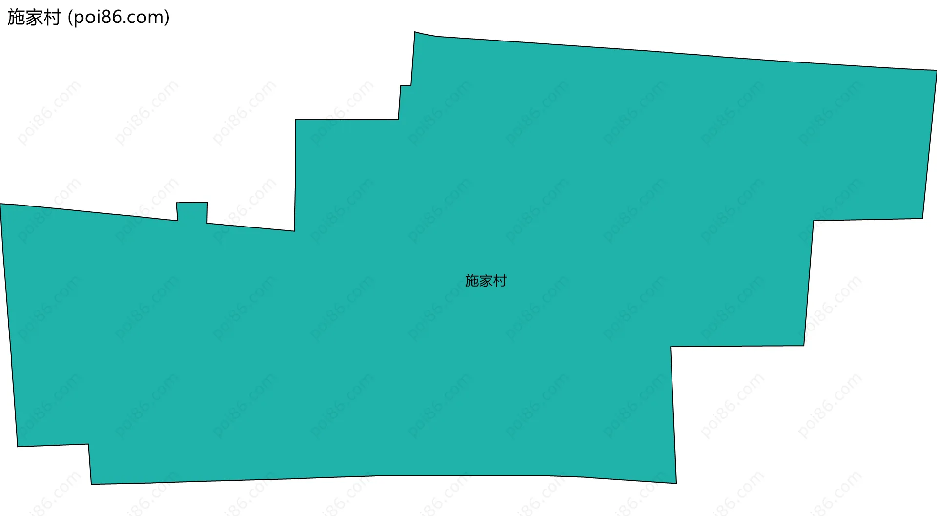 施家村边界地图