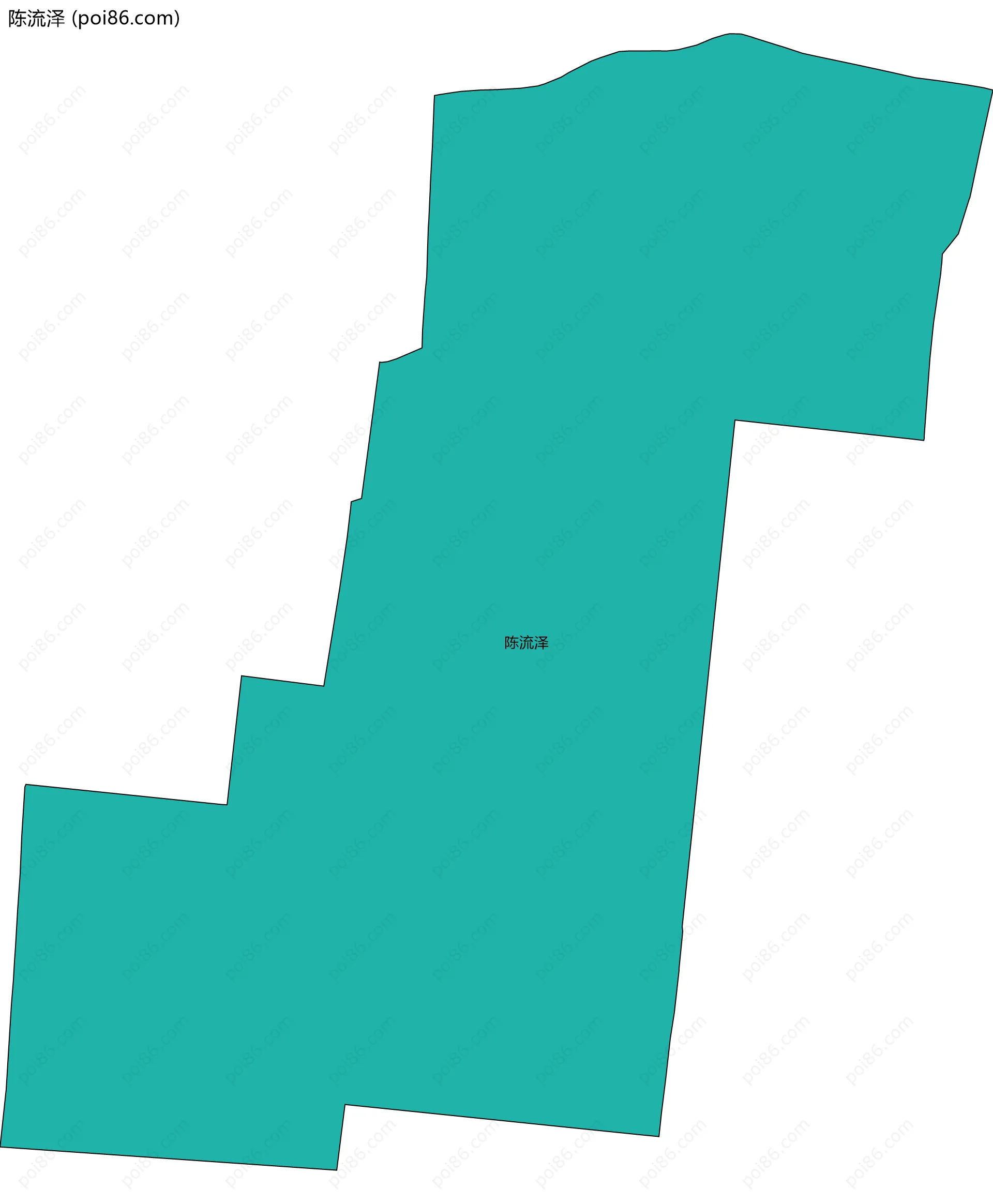 陈流泽边界地图