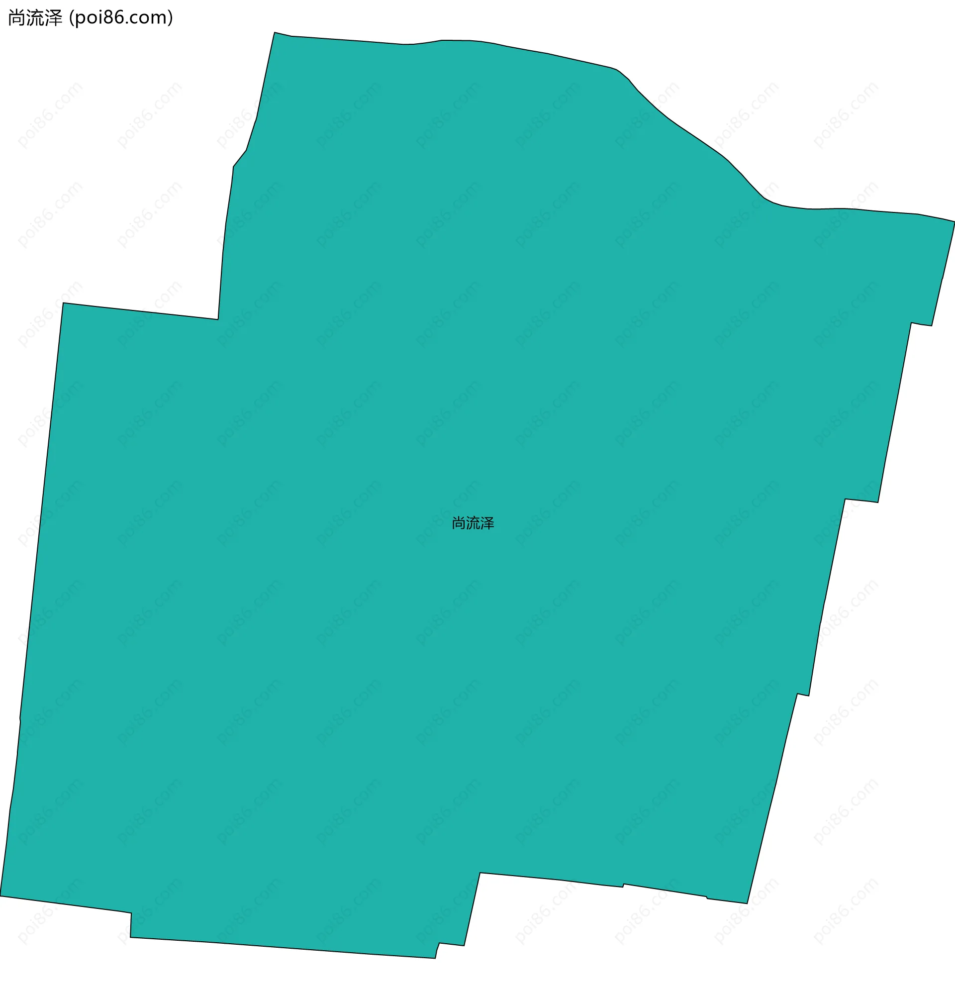 尚流泽边界地图