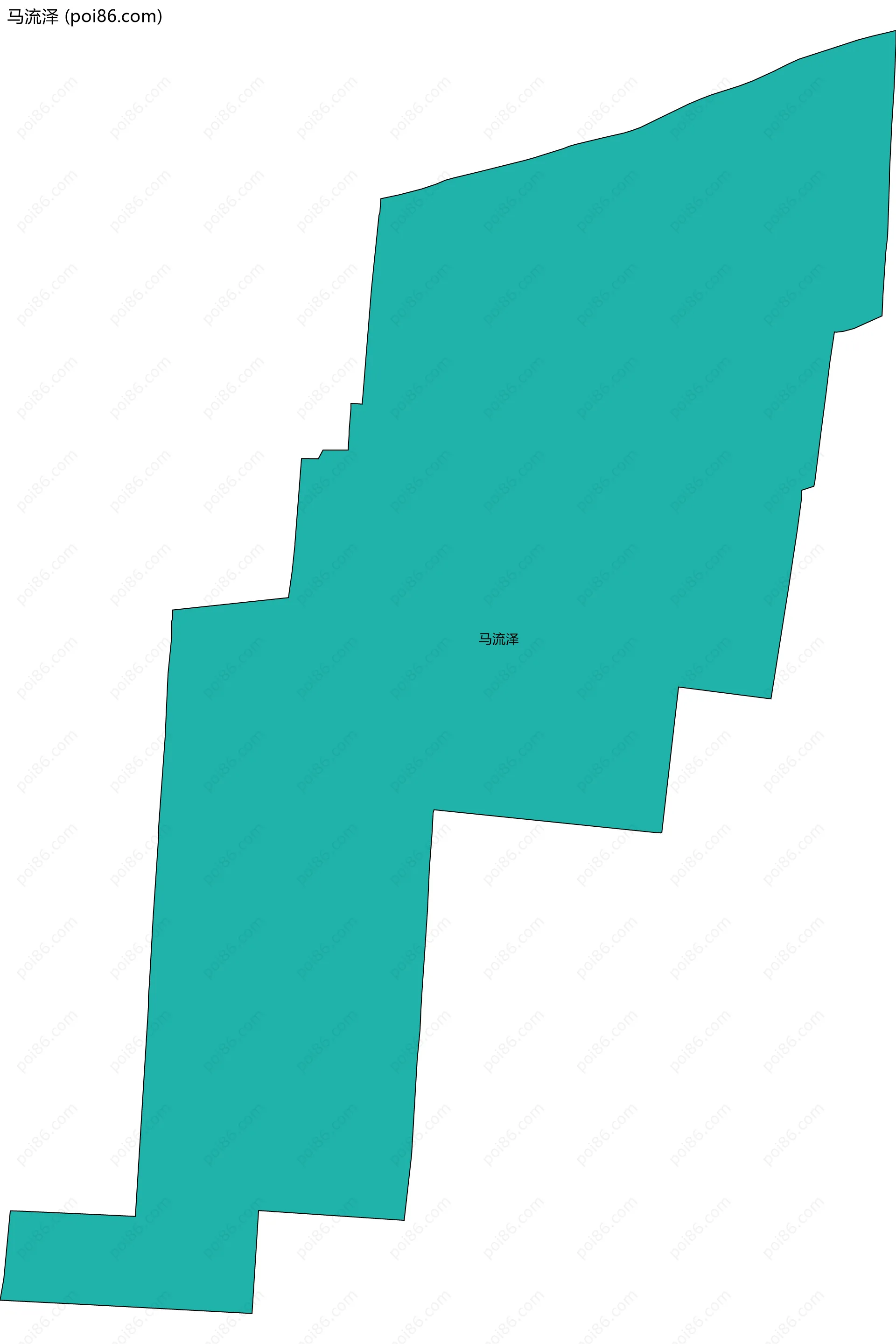 马流泽边界地图