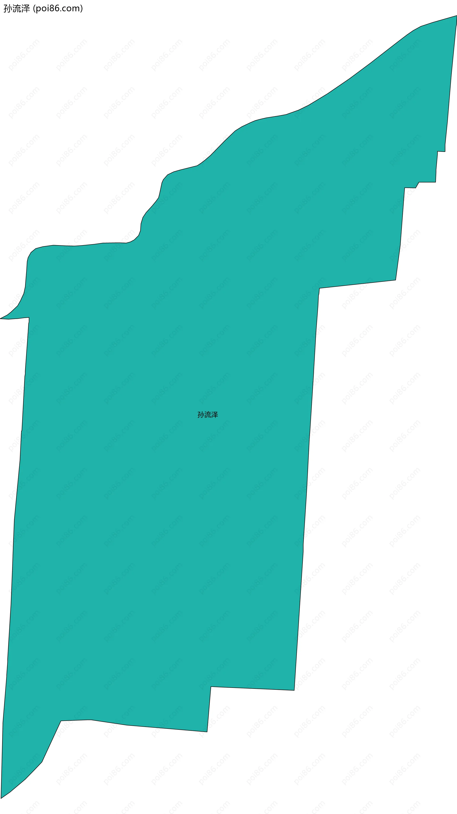 孙流泽边界地图