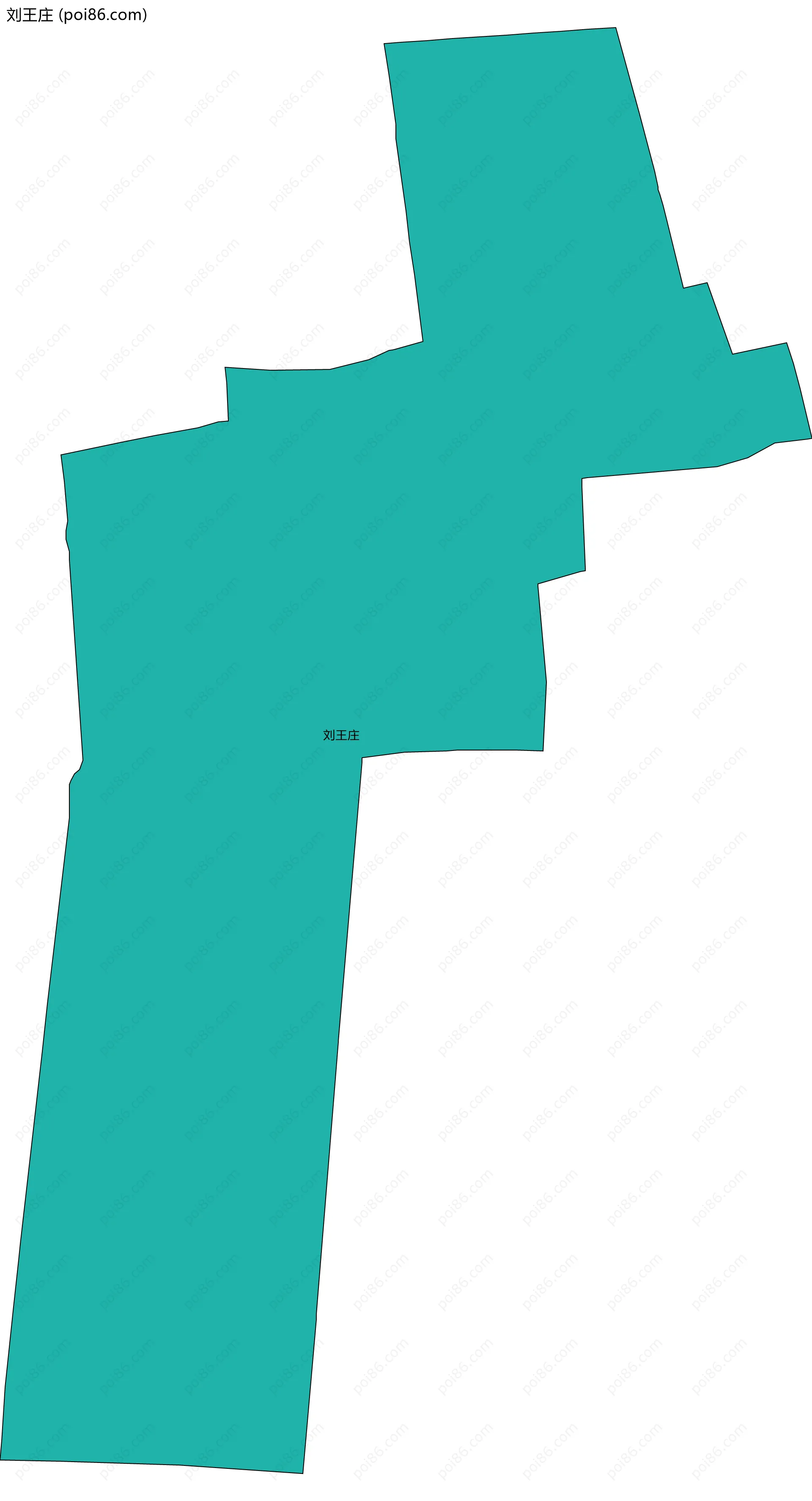 刘王庄边界地图