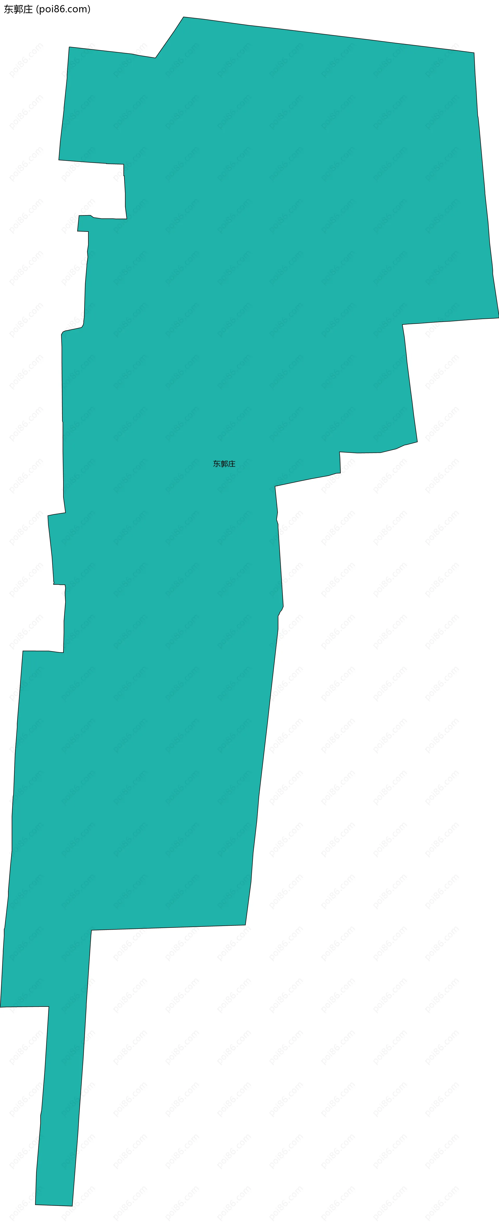 东郭庄边界地图