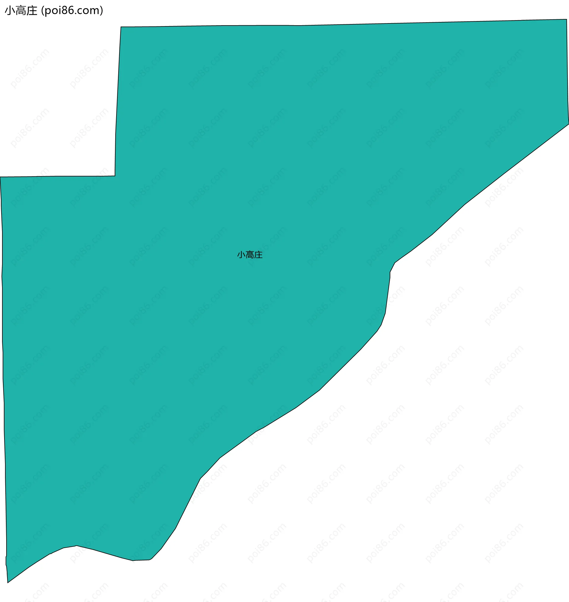小高庄边界地图